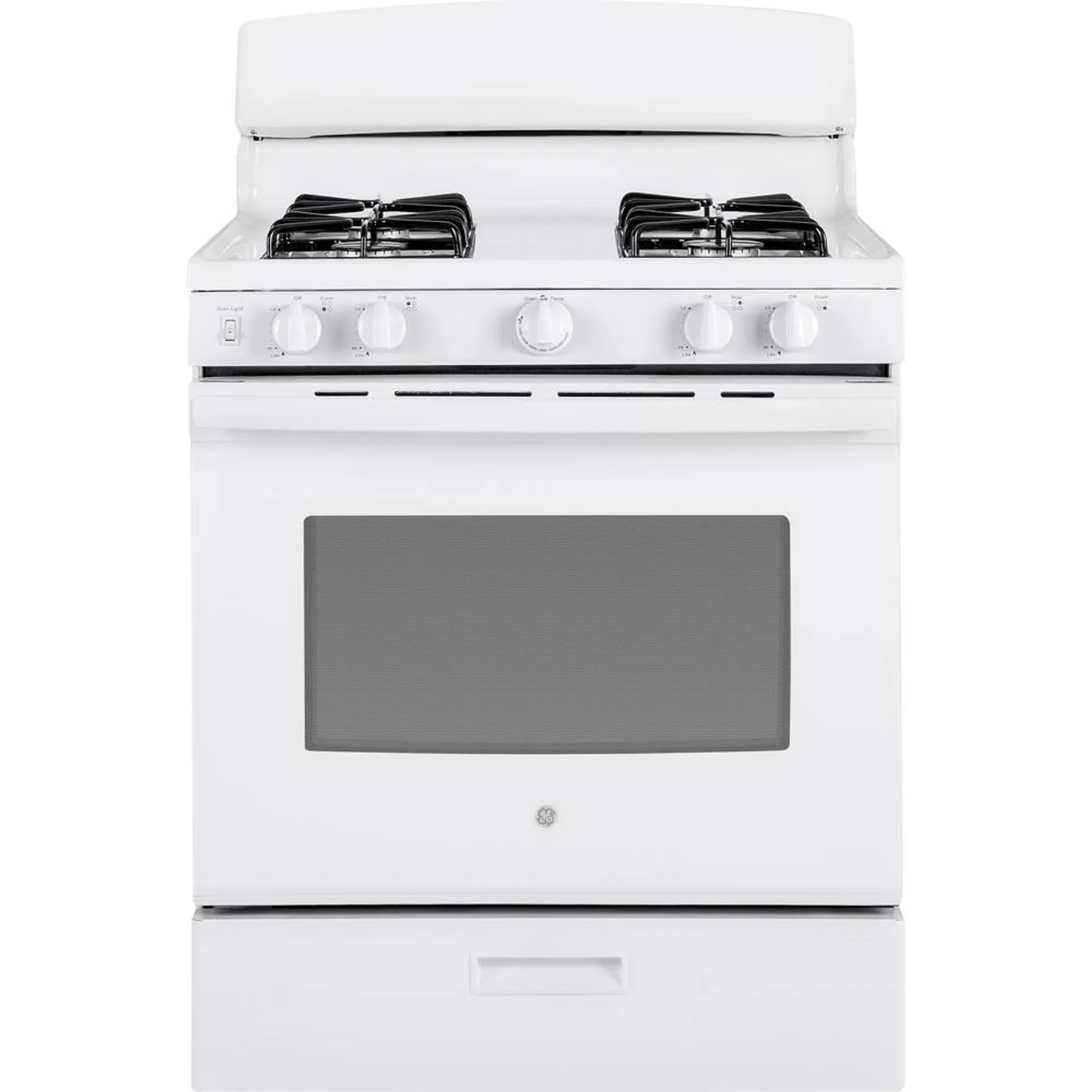 GE Appliances JGBS30DEKWW 30" Free-Standing Gas Range - White