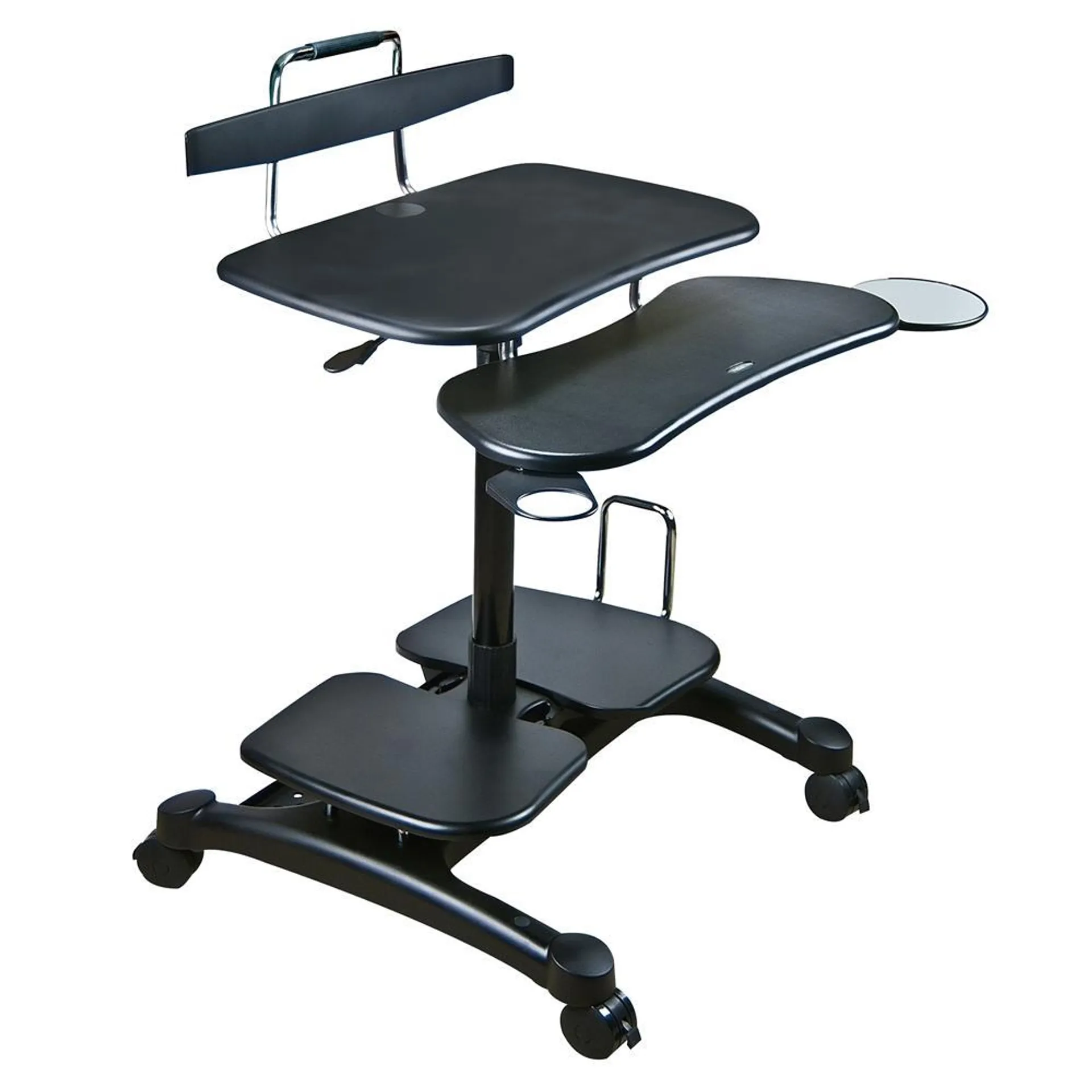 Aidata Sit/Stand Mobile PC Workstation