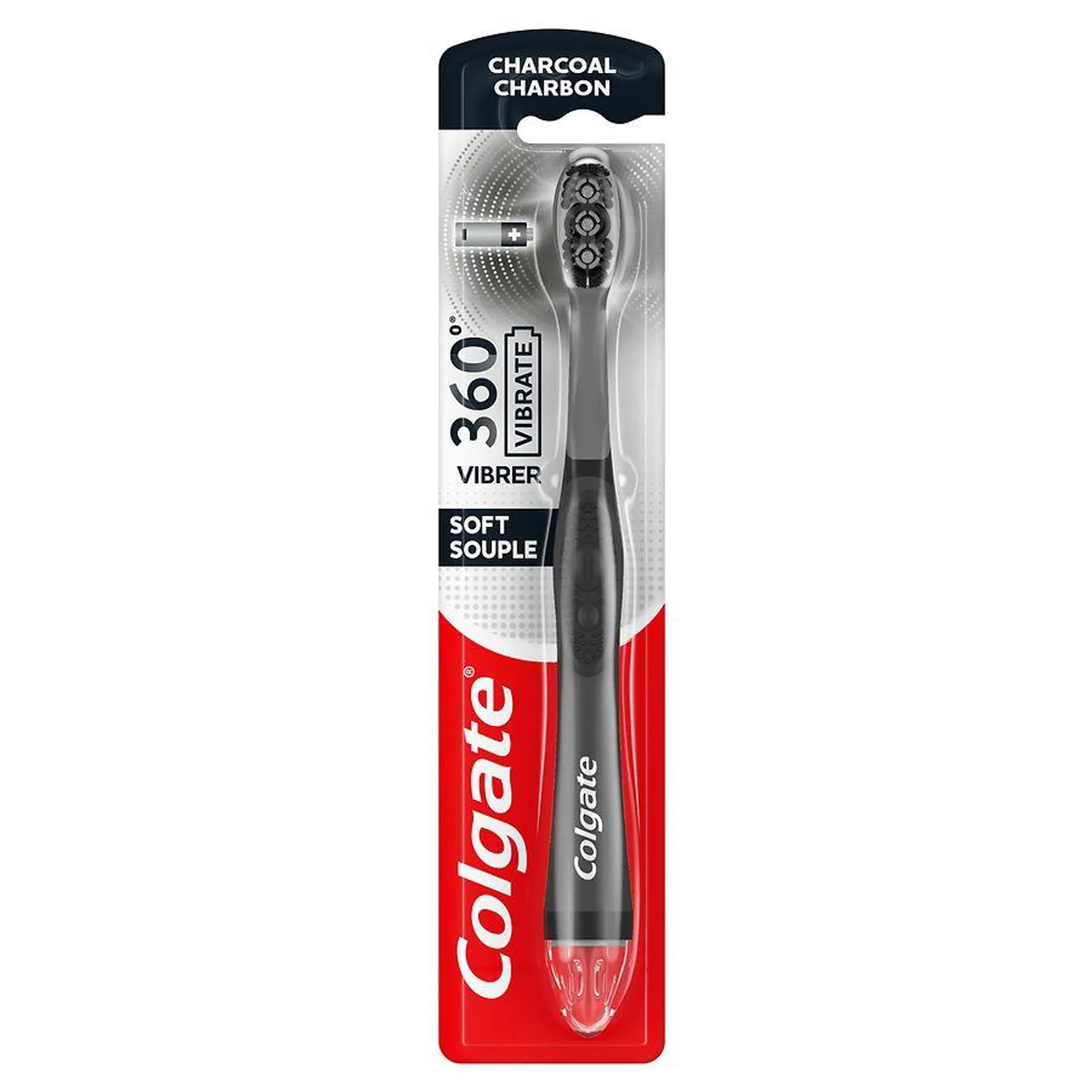 Colgate 360 Vibrate Battery Operated Toothbrush, 1.0 ea