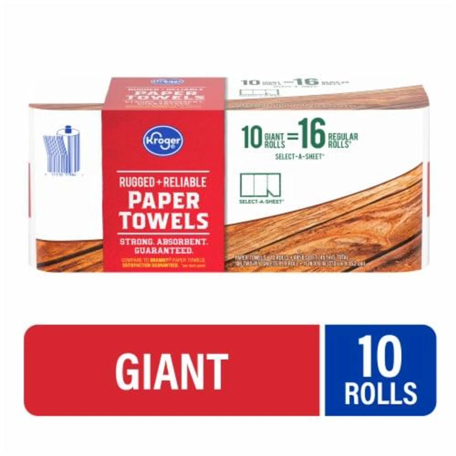 Kroger® Rugged + Reliable Paper Towels Giant Rolls