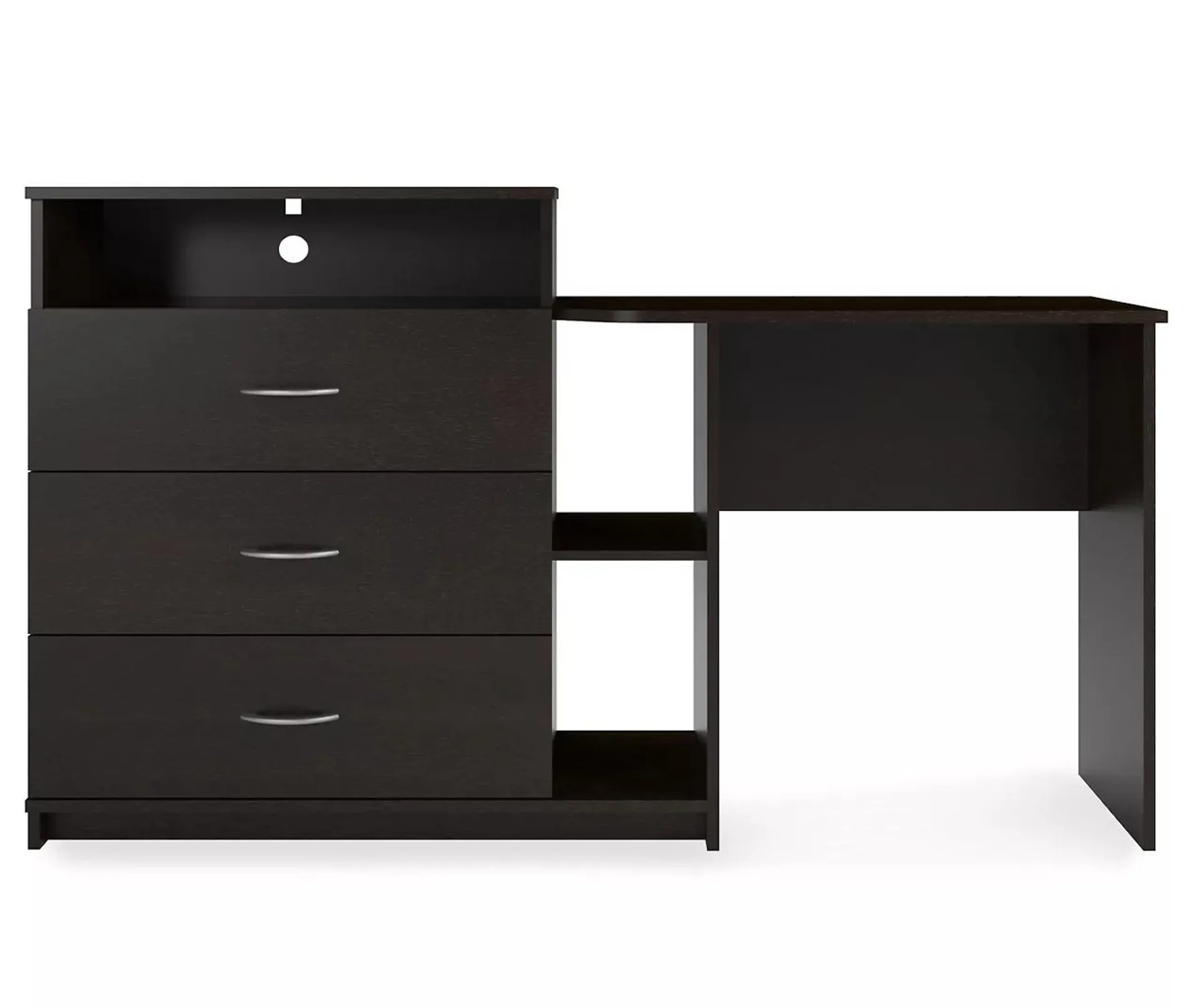 Chevil Espresso Media Dresser & Desk