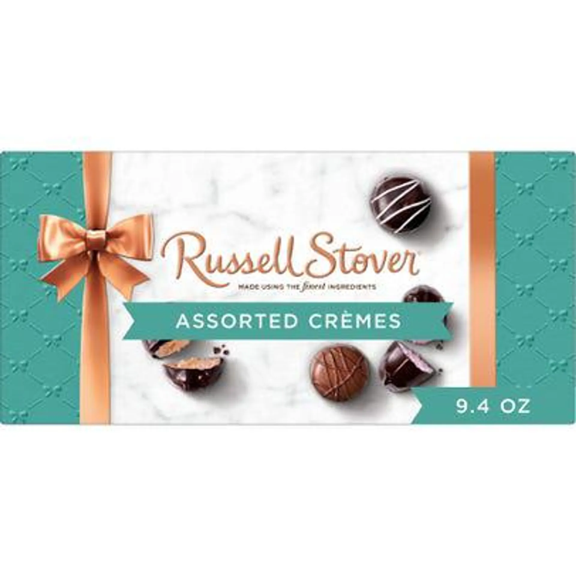 Russell Stover Assorted Cremes Milk & Dark Chocolate Gift Box - 9.4 oz