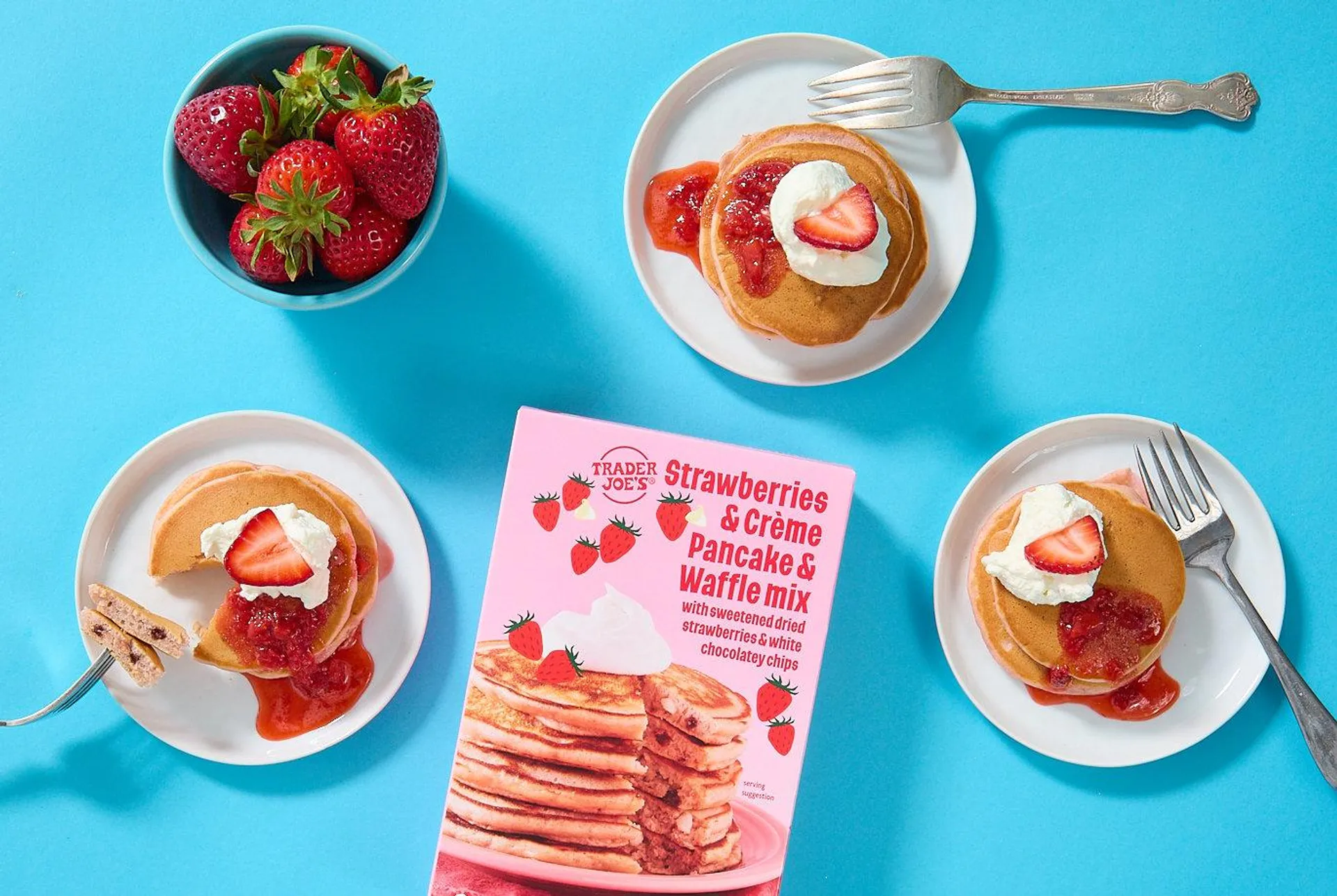 Strawberries & Crème Pancake & Waffle Mix