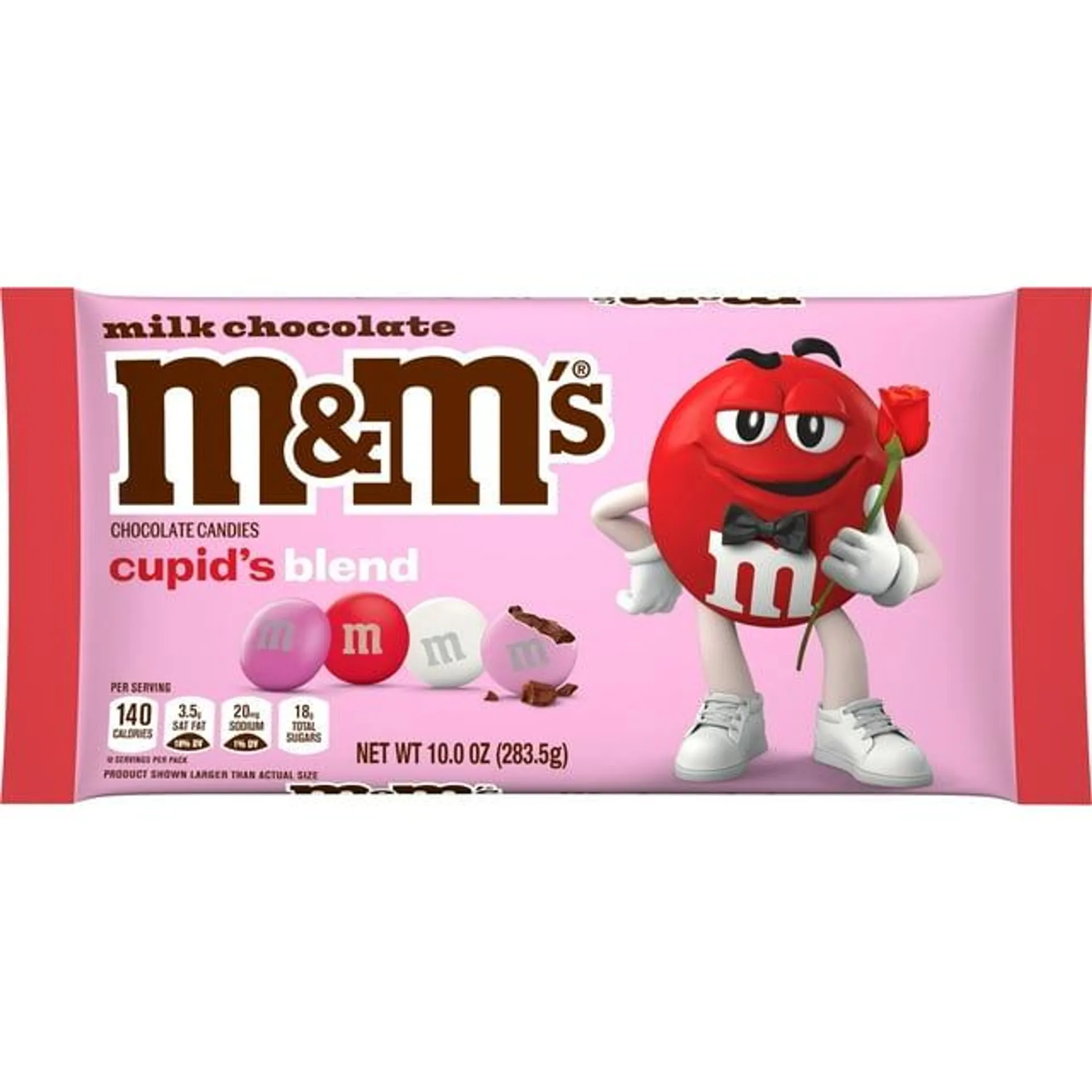 M&M's Milk Chocolate Cupid's Blend Valentine's Day Candy - 10 oz Bag