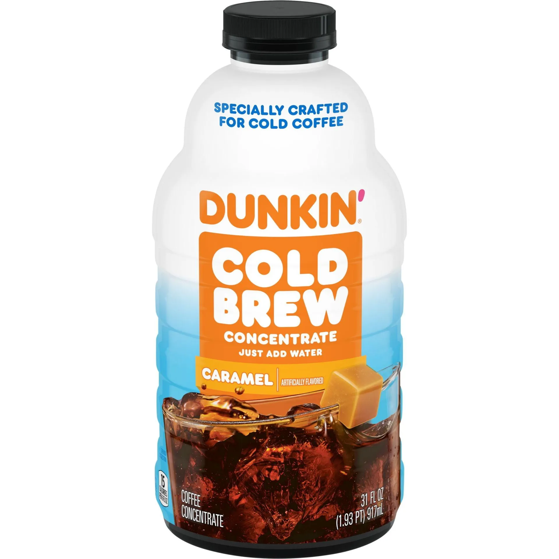 Dunkin’ Caramel Flavored Cold Brew Coffee Concentrate, 31 Oz.