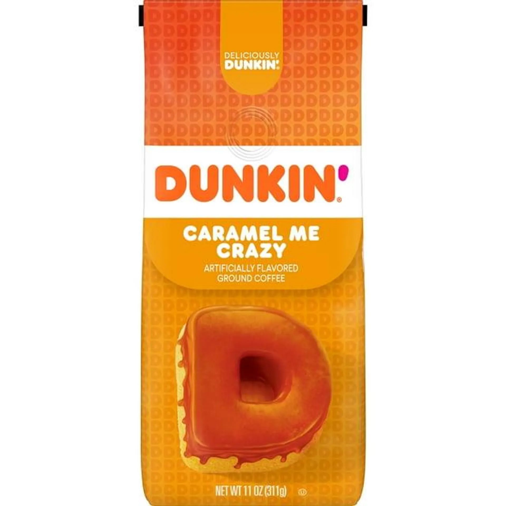 Dunkin Caramel Me Crazy Ground Coffee, 11 Ounces