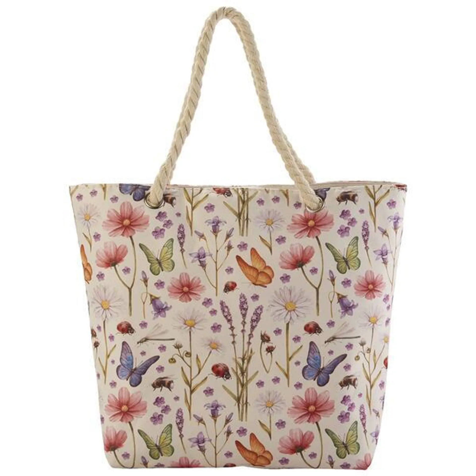 Renshun Butterfly Botanical Tote