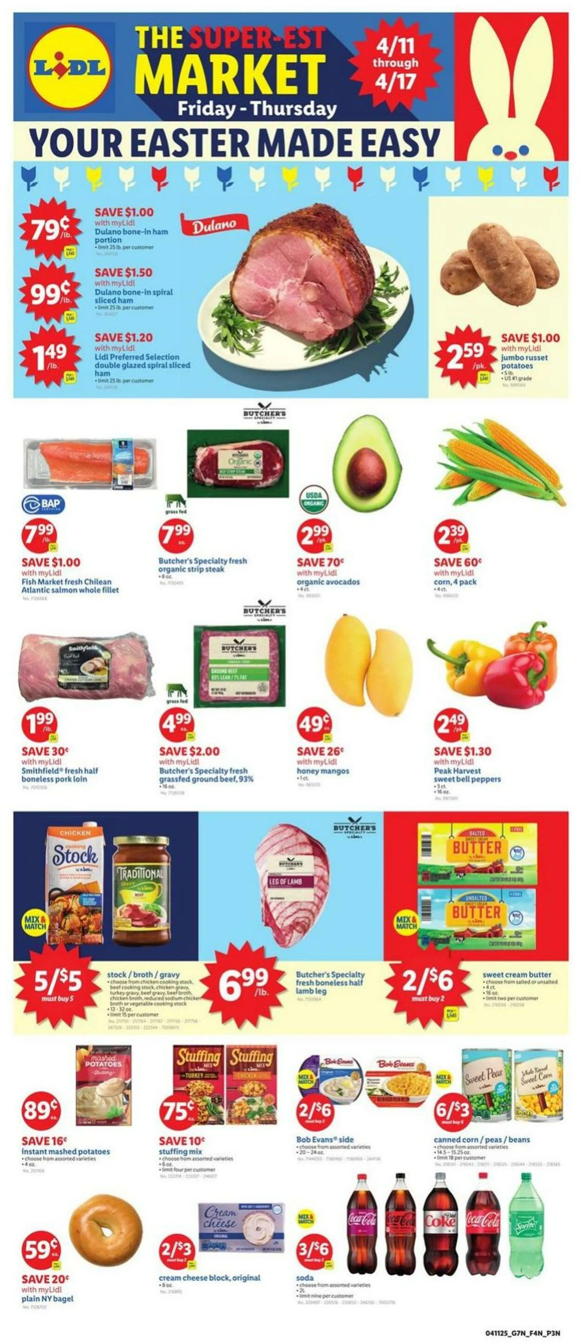 Catálogo de Lidl Current weekly ad 11 de abril al 17 de abril 2025 - Página 1