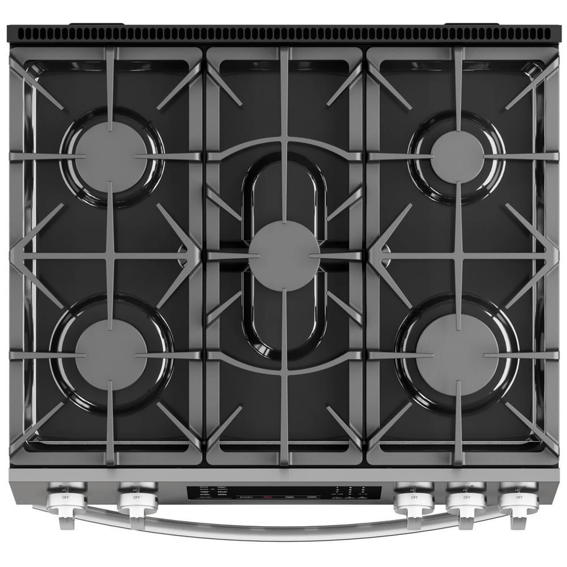 Kenmore 75293 4.8 cu. ft. Front-Control Gas Range with True Convection & Air Fry – Stainless Steel