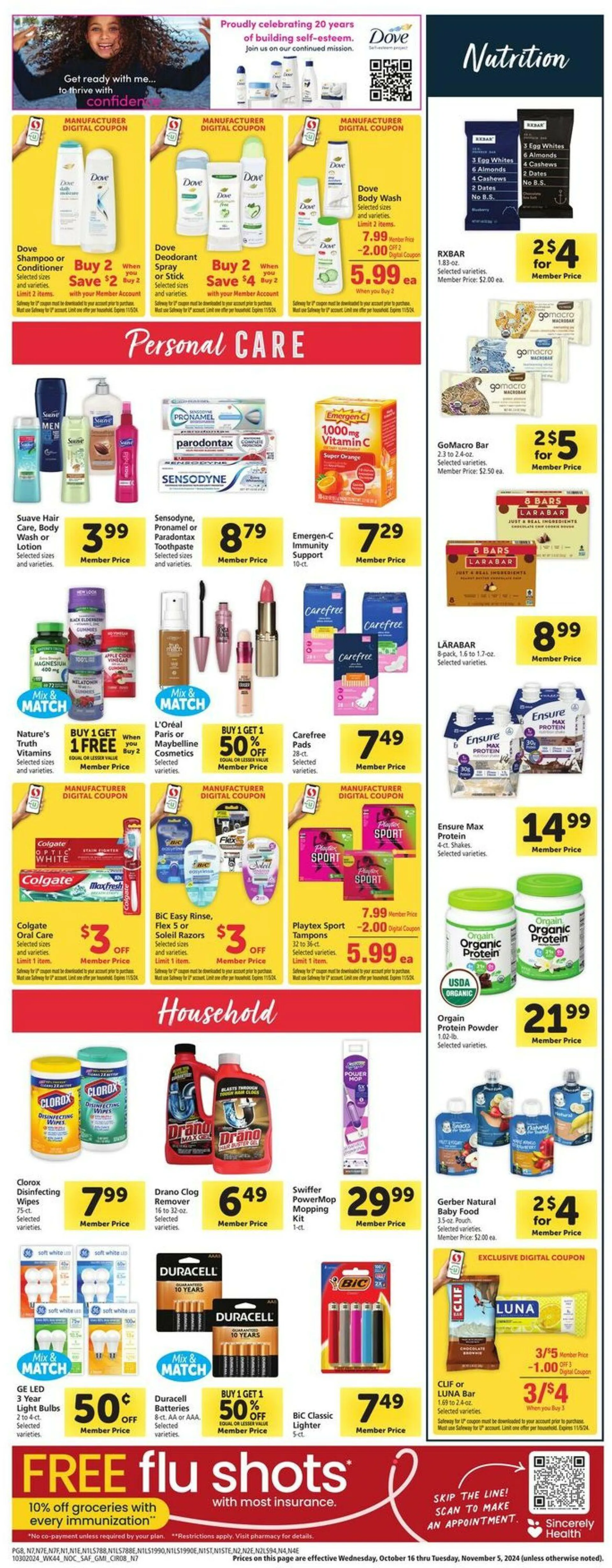 Catálogo de Safeway Current weekly ad 30 de octubre al 5 de noviembre 2024 - Página 8