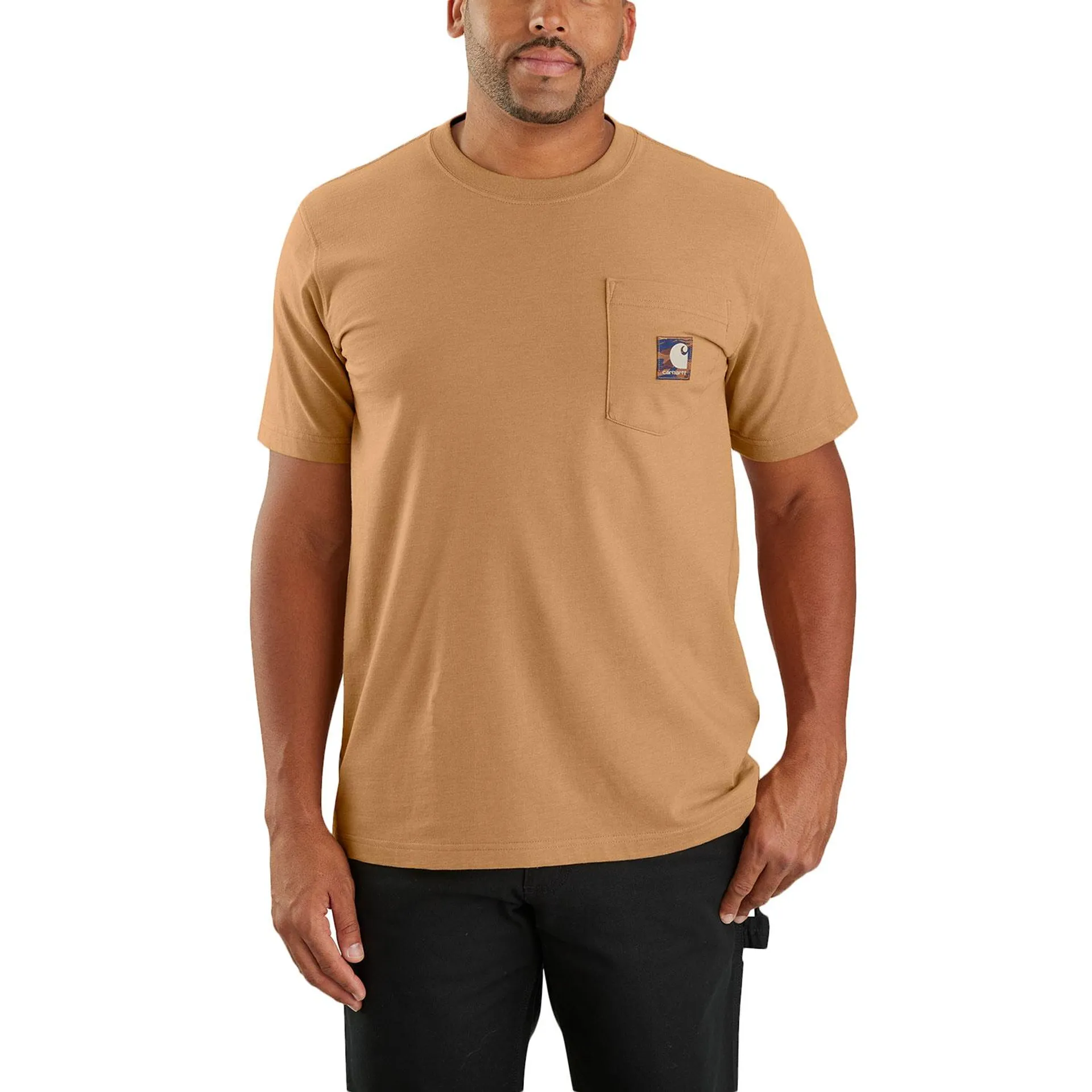 Carhartt Men's Relaxed Fit Lightweight Short-Sleeve Pocket T-shirt