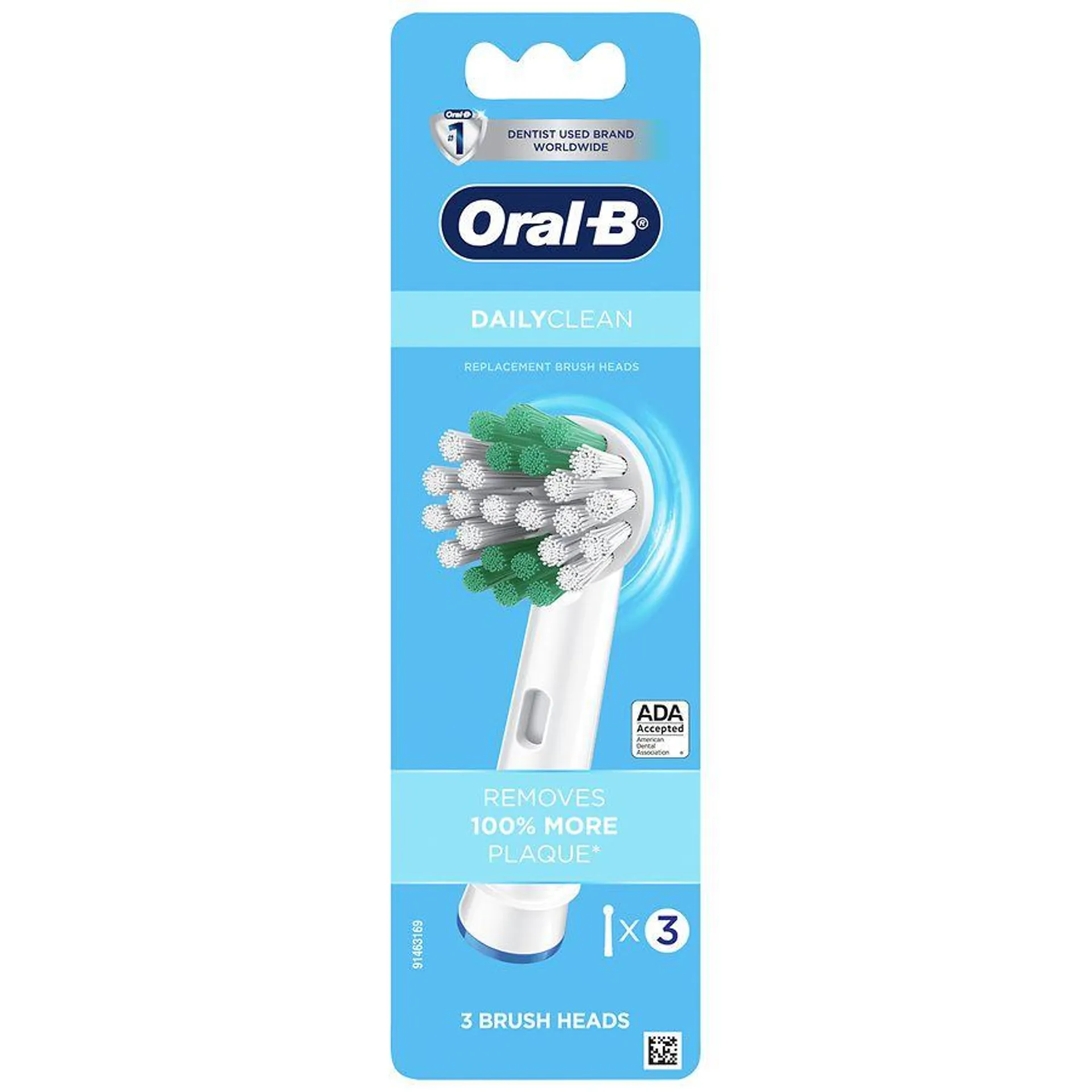 Daily Clean Electric Toothbrush Replacement Brush Heads Refill