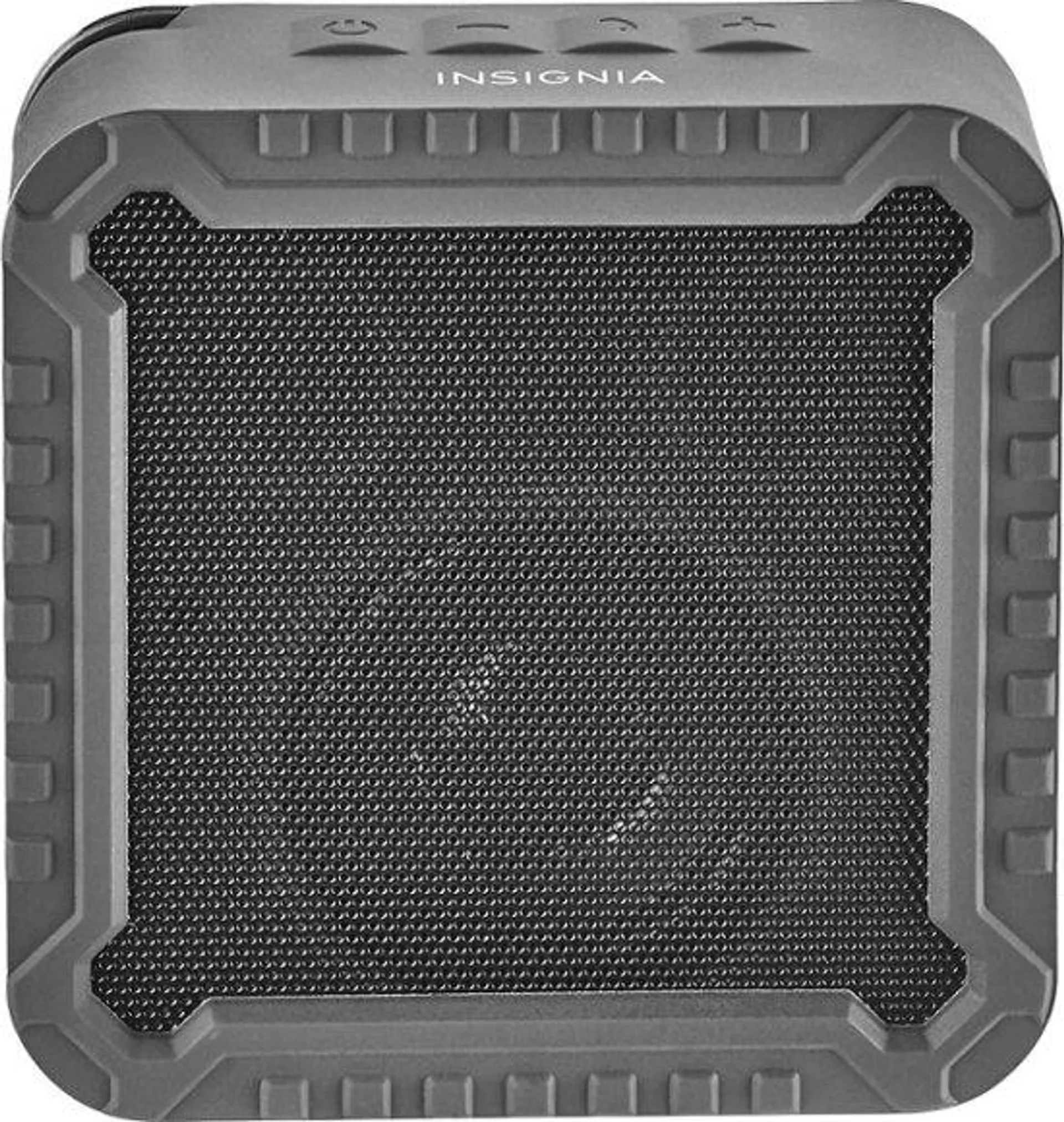 Insignia™ - Rugged Portable Bluetooth Speaker - Black