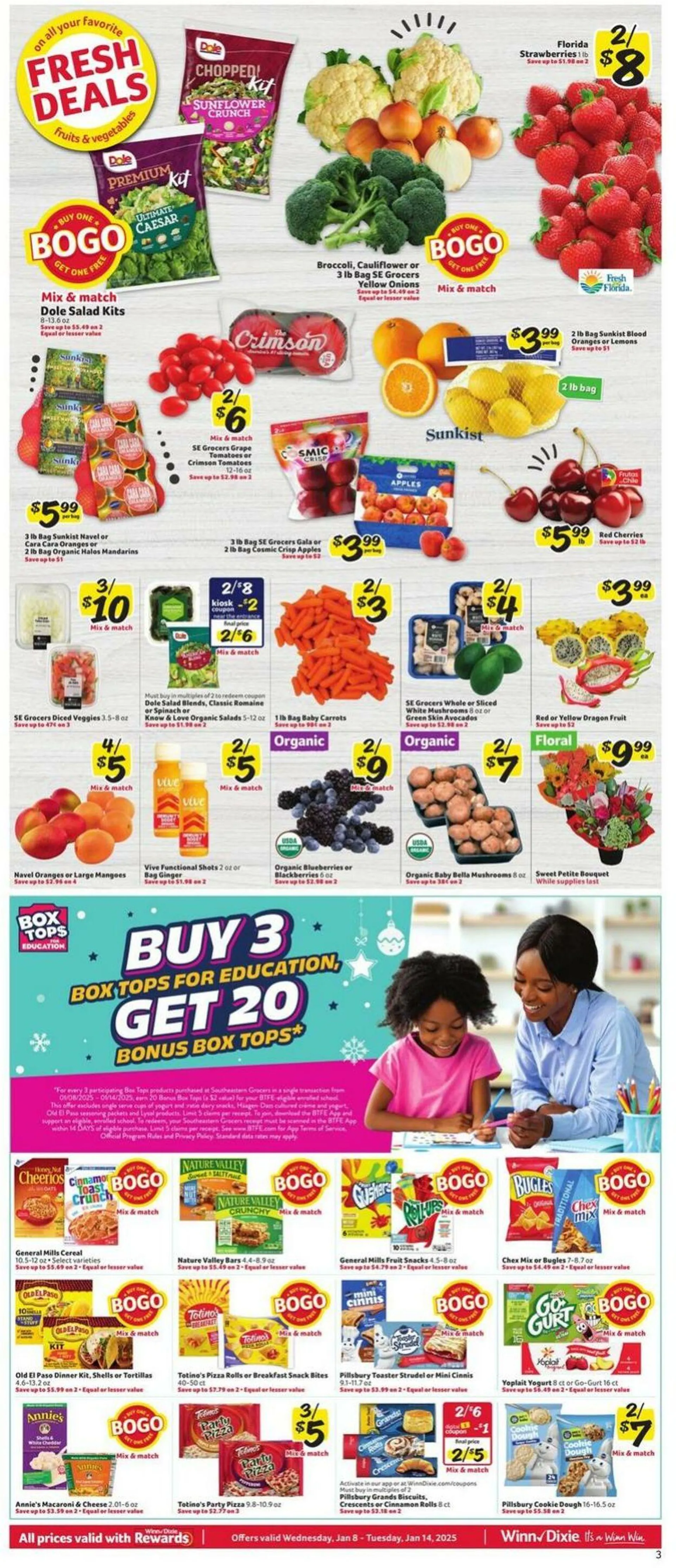 Catálogo de Winn Dixie Current weekly ad 8 de enero al 14 de enero 2025 - Página 3