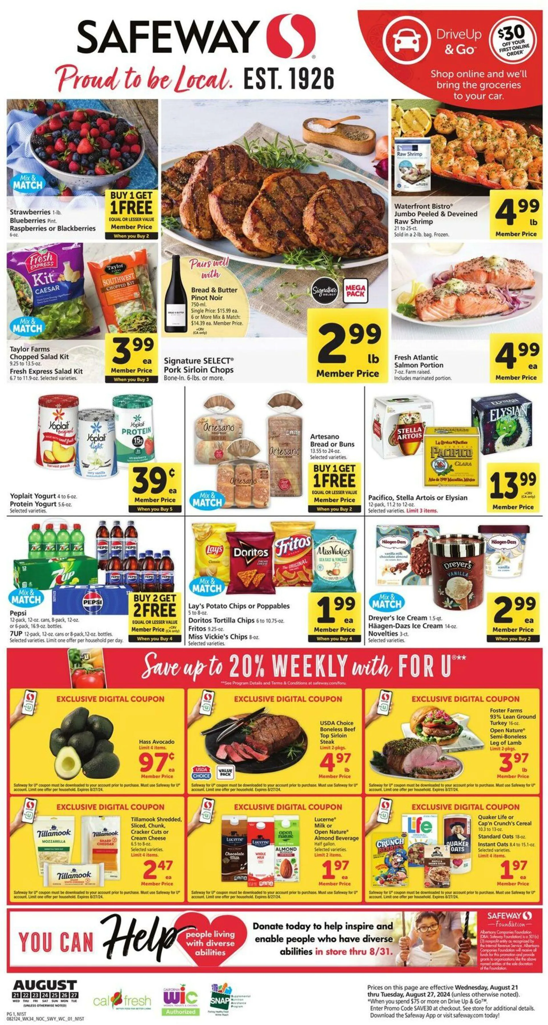 Safeway Current weekly ad - 1