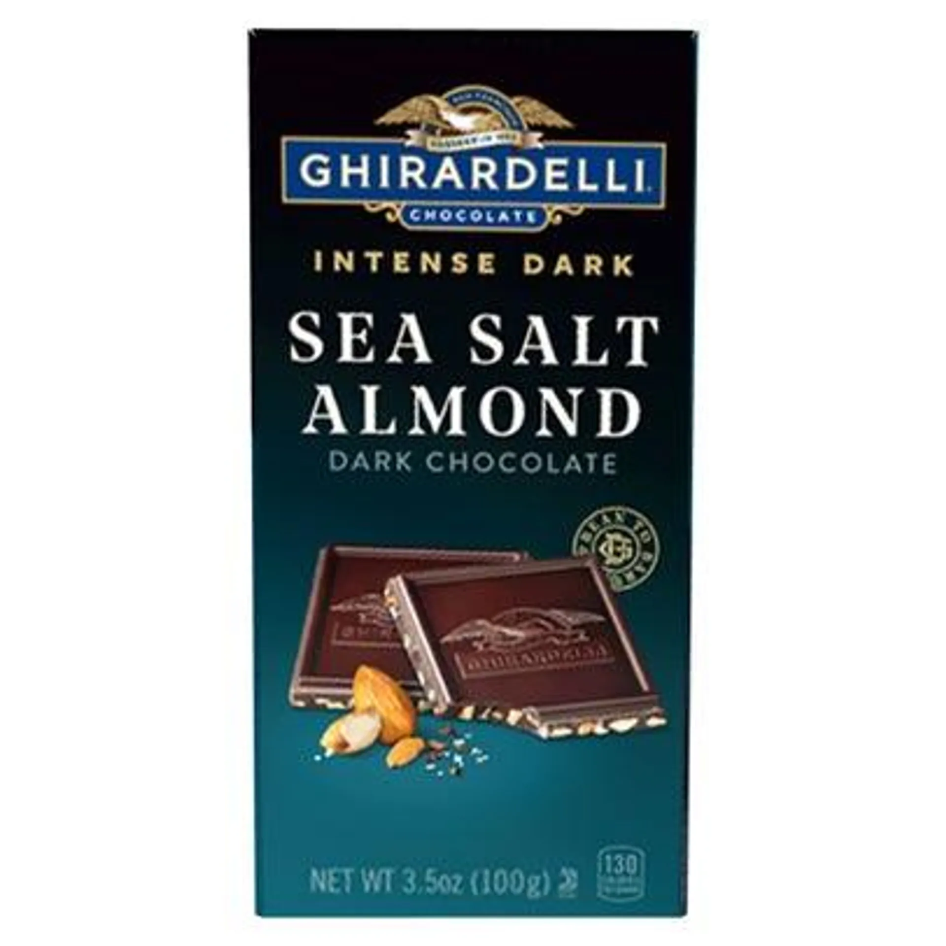 Ghirardelli Intense Dark Chocolate Bar, Sea Salt Soiree - 3.5 oz