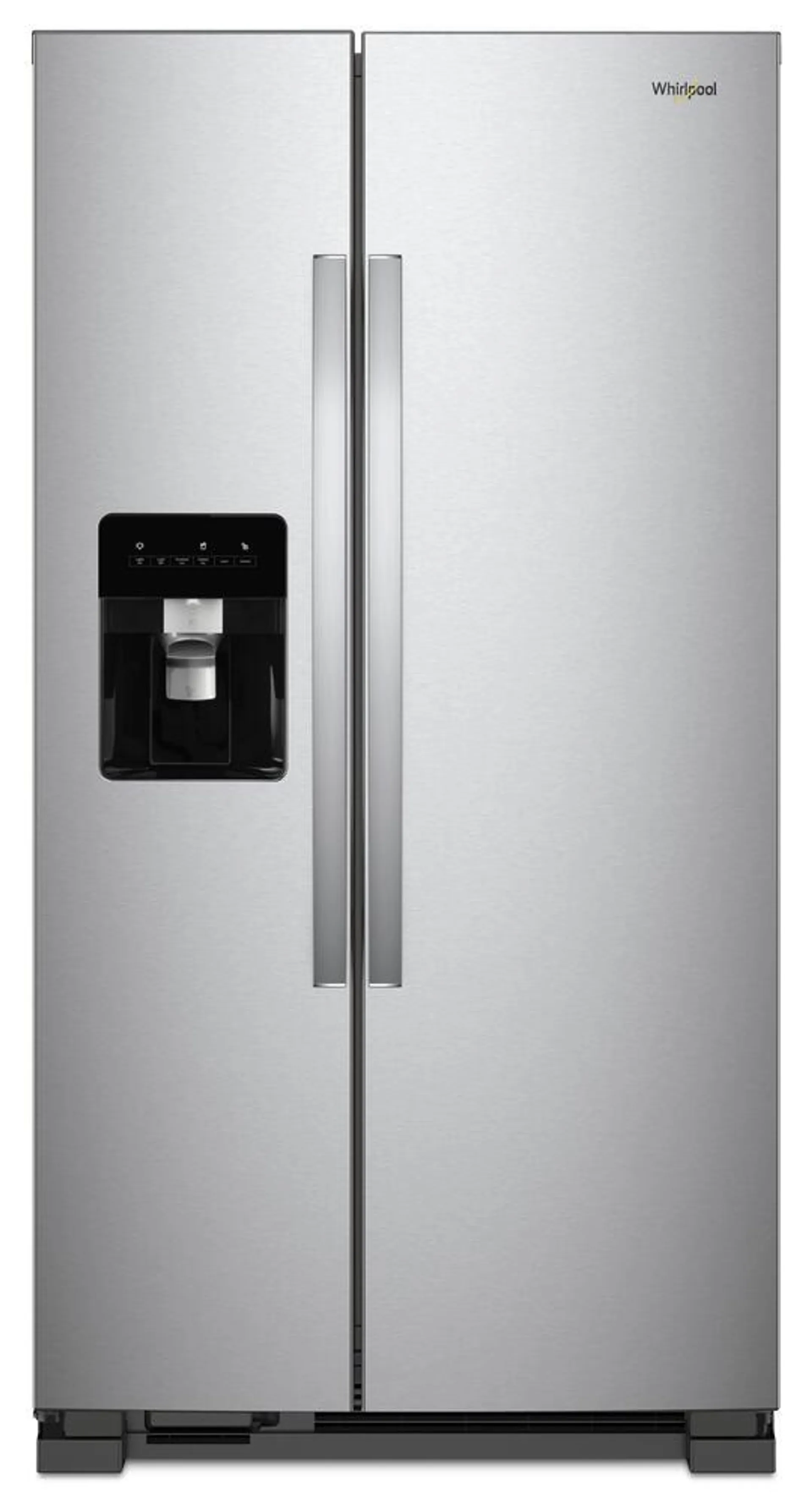 Whirlpool® 21.4 cu. ft. Monochromatic Stainless Steel Side-by-Side Refrigerator