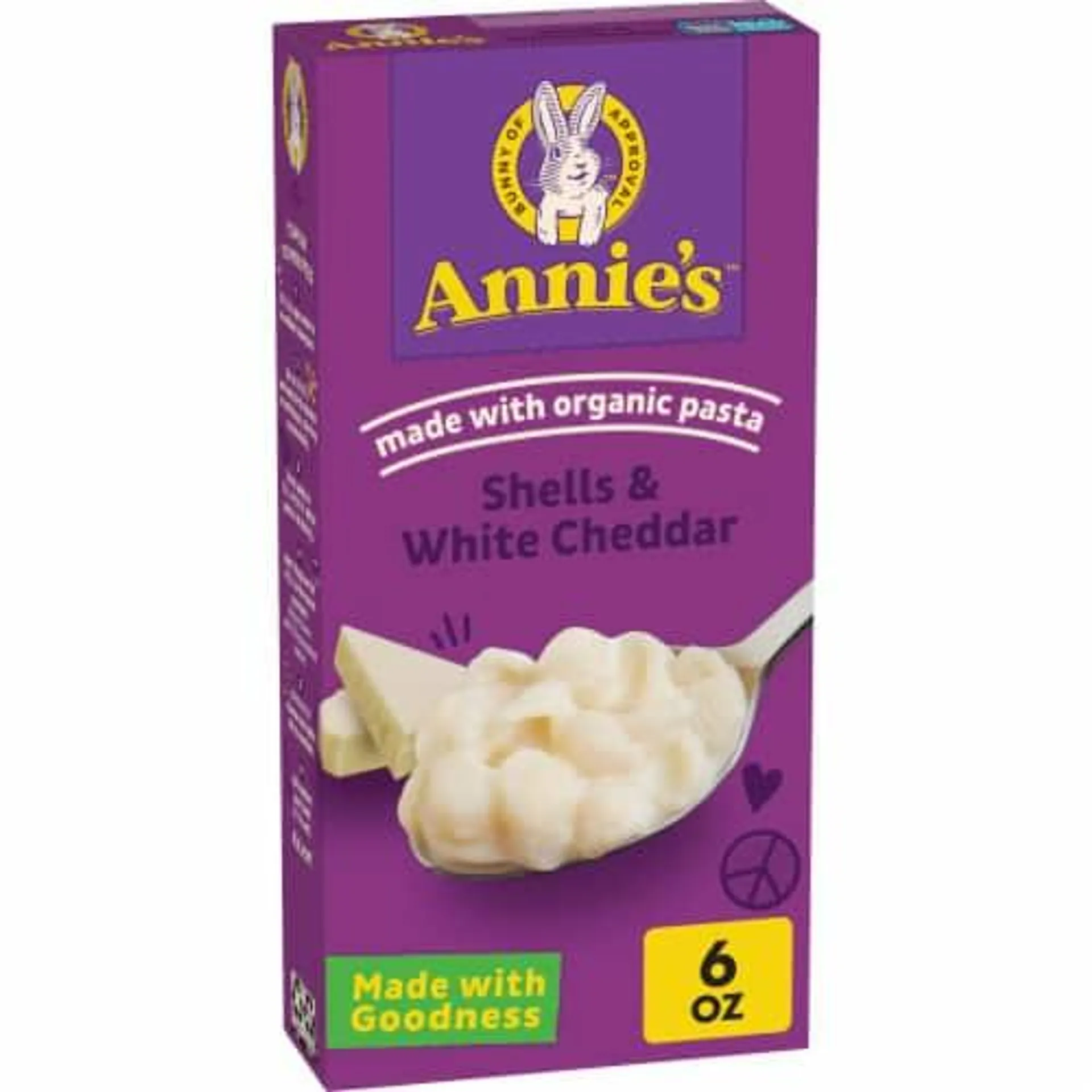 Annie's White Cheddar Shells Mac and Cheese Macaroni and Cheese Dinner