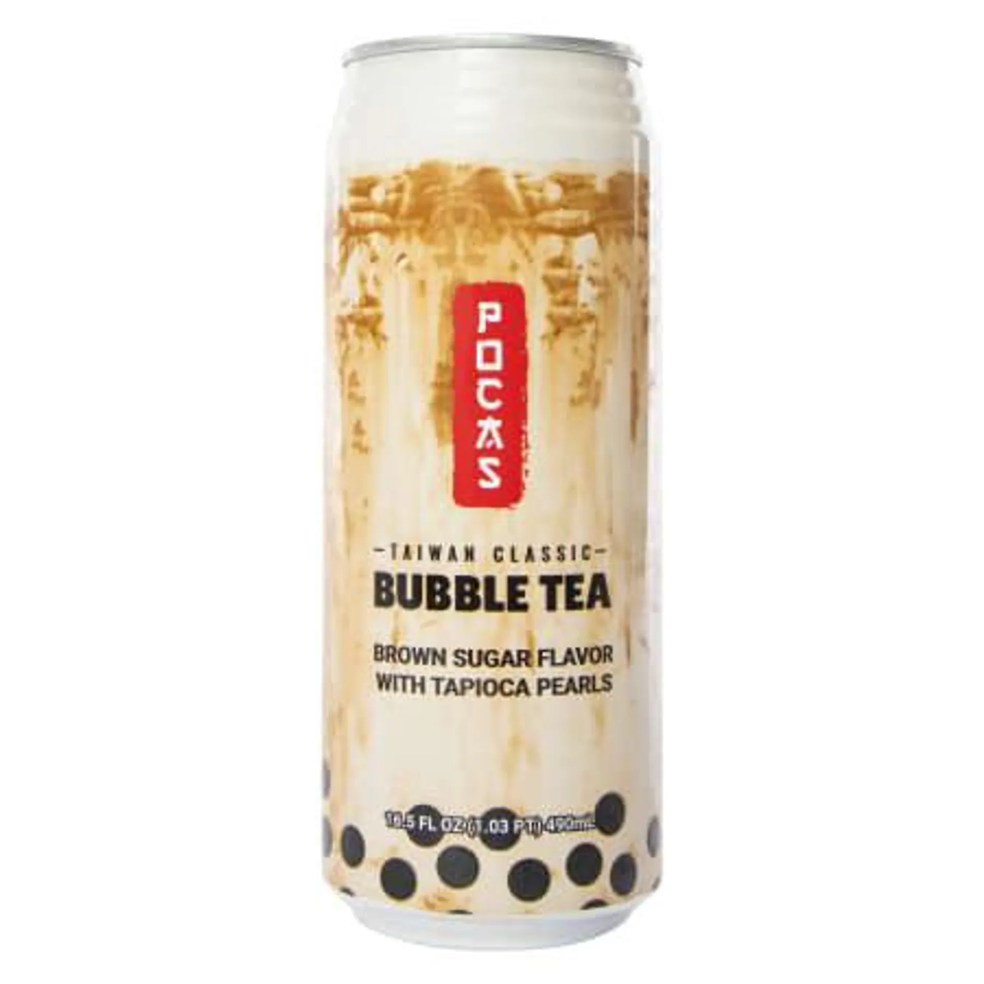 Pocas Taiwan Classic Brown Sugar Flavor Bubble Tea 16.5 Fl.oz