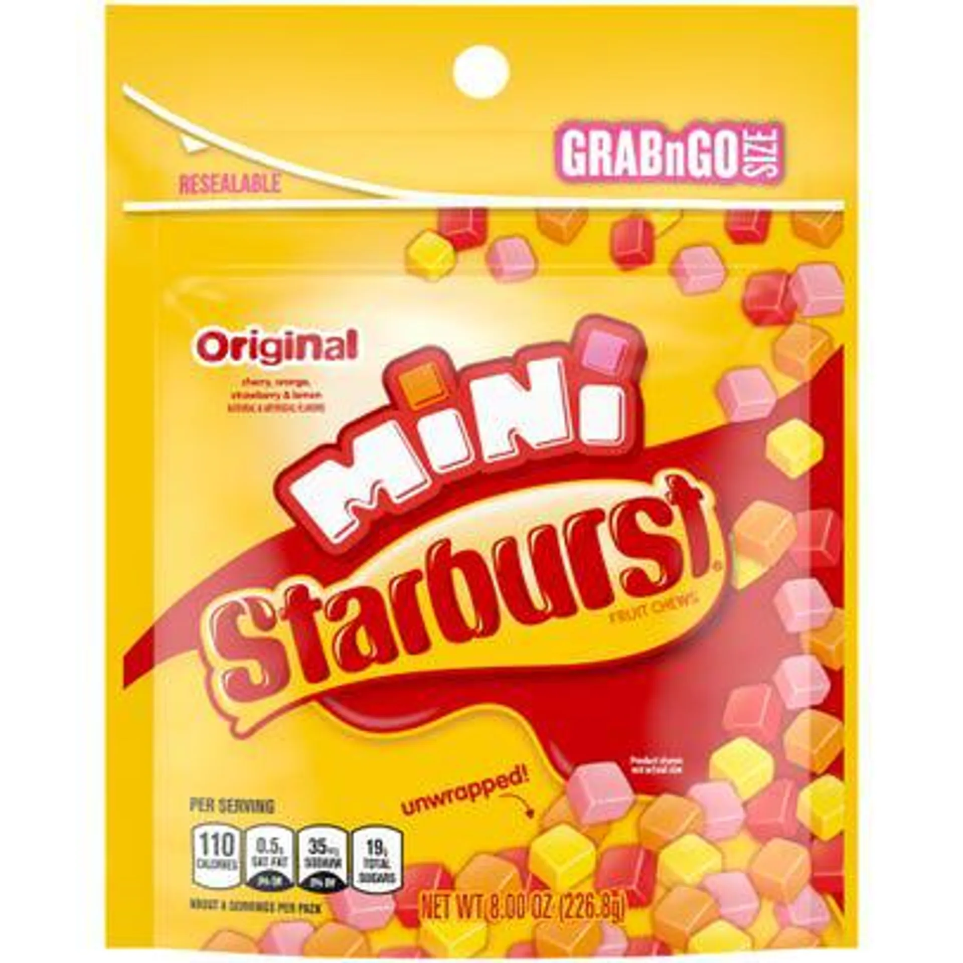 Starburst Original Minis Fruit Chews Candy Bag - 8 oz