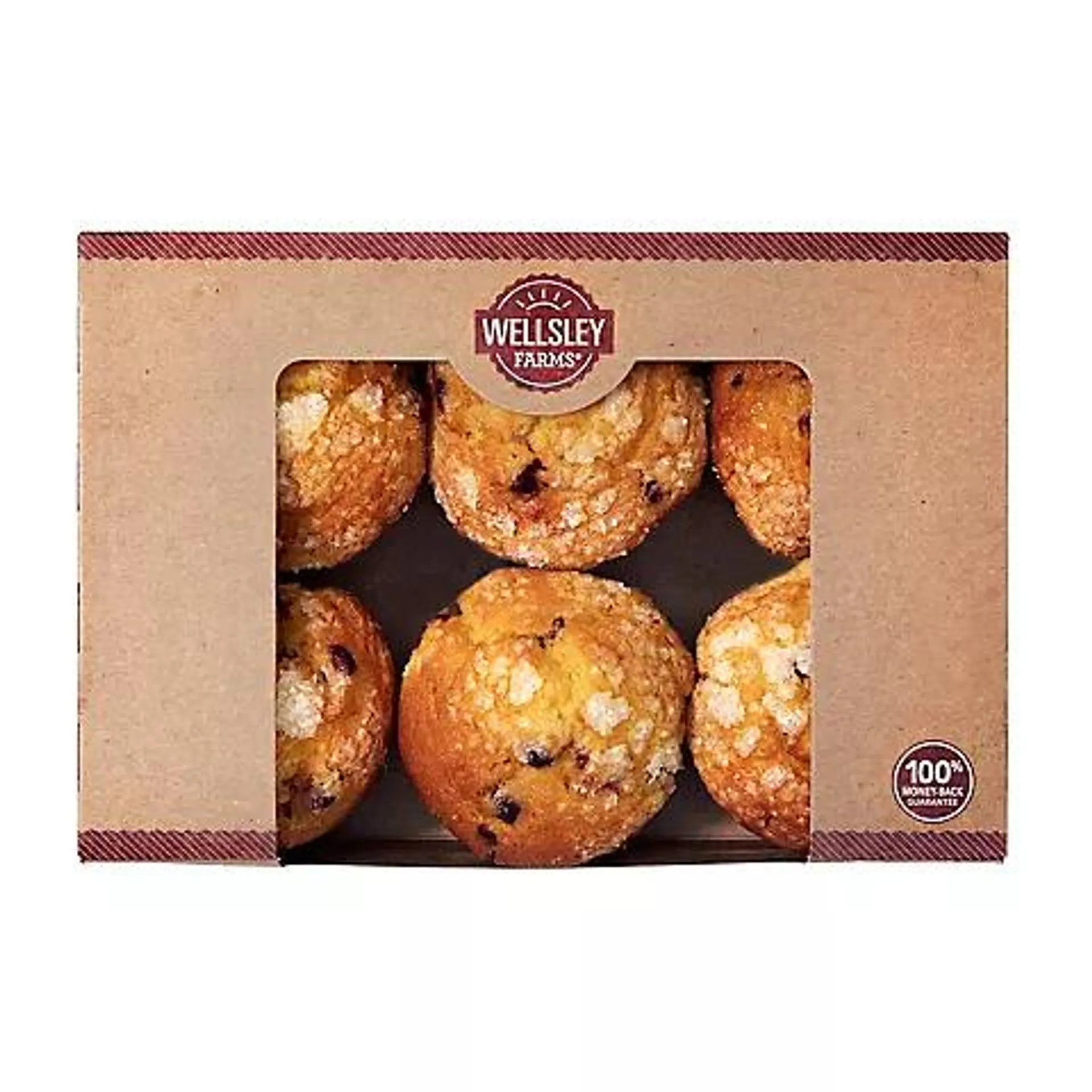 Wellsley Farms Cranberry Orange Muffins, 6 ct.