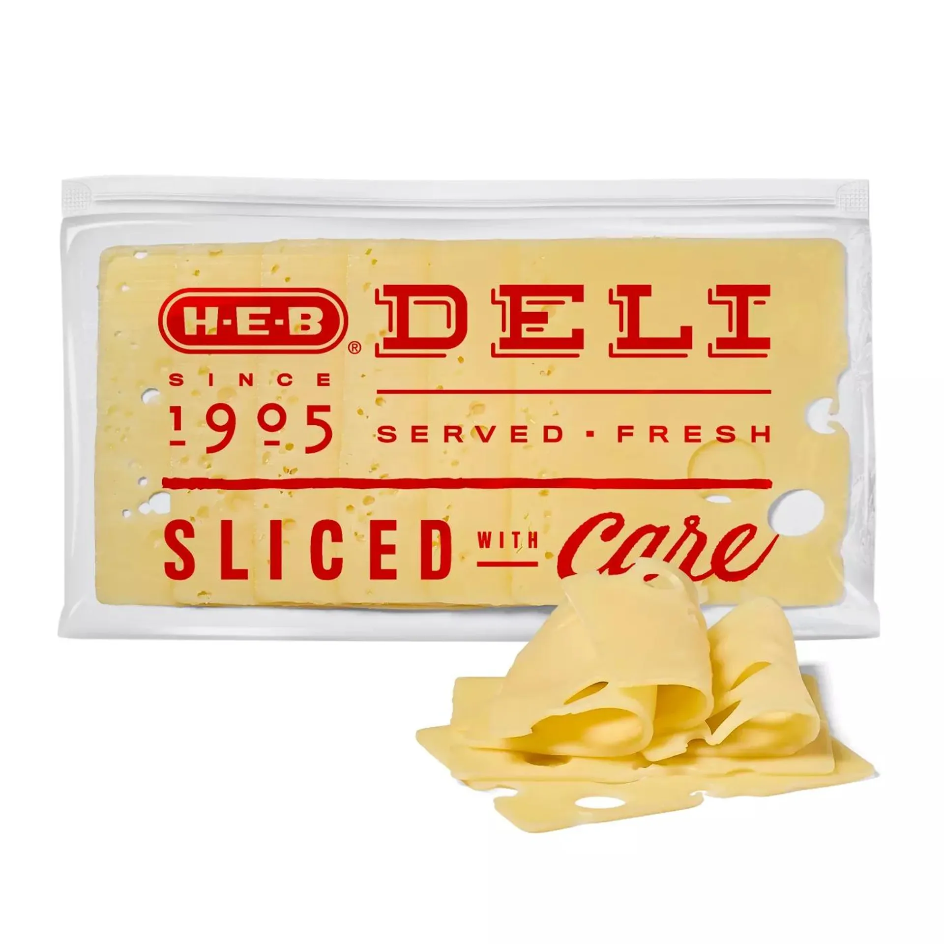 H‑E‑B Deli Swiss Cheese, Sandwich Sliced