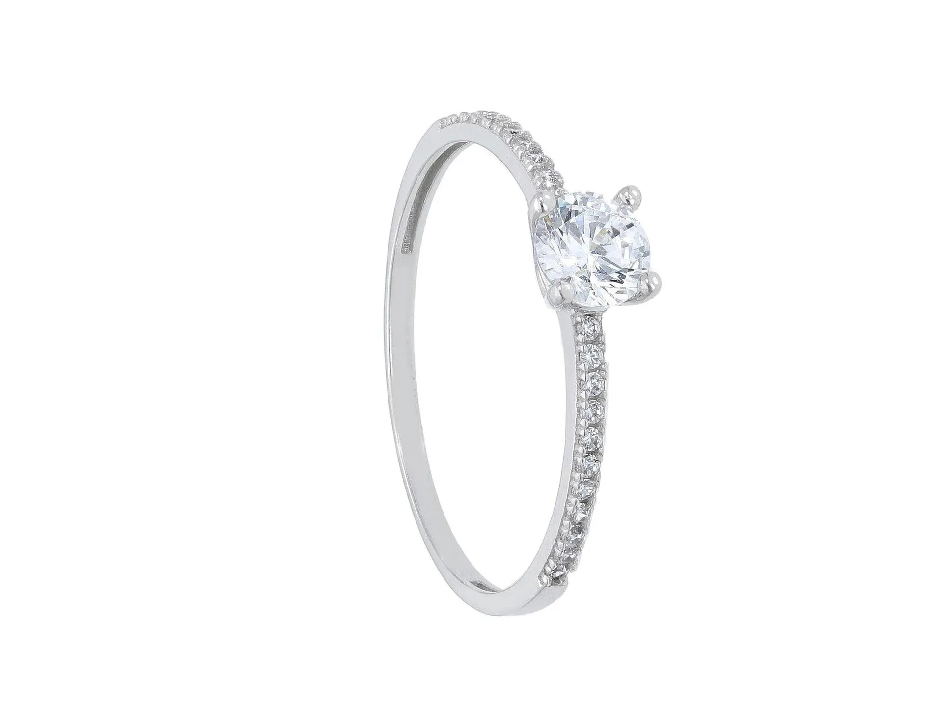 Zirconia Engagement Ring