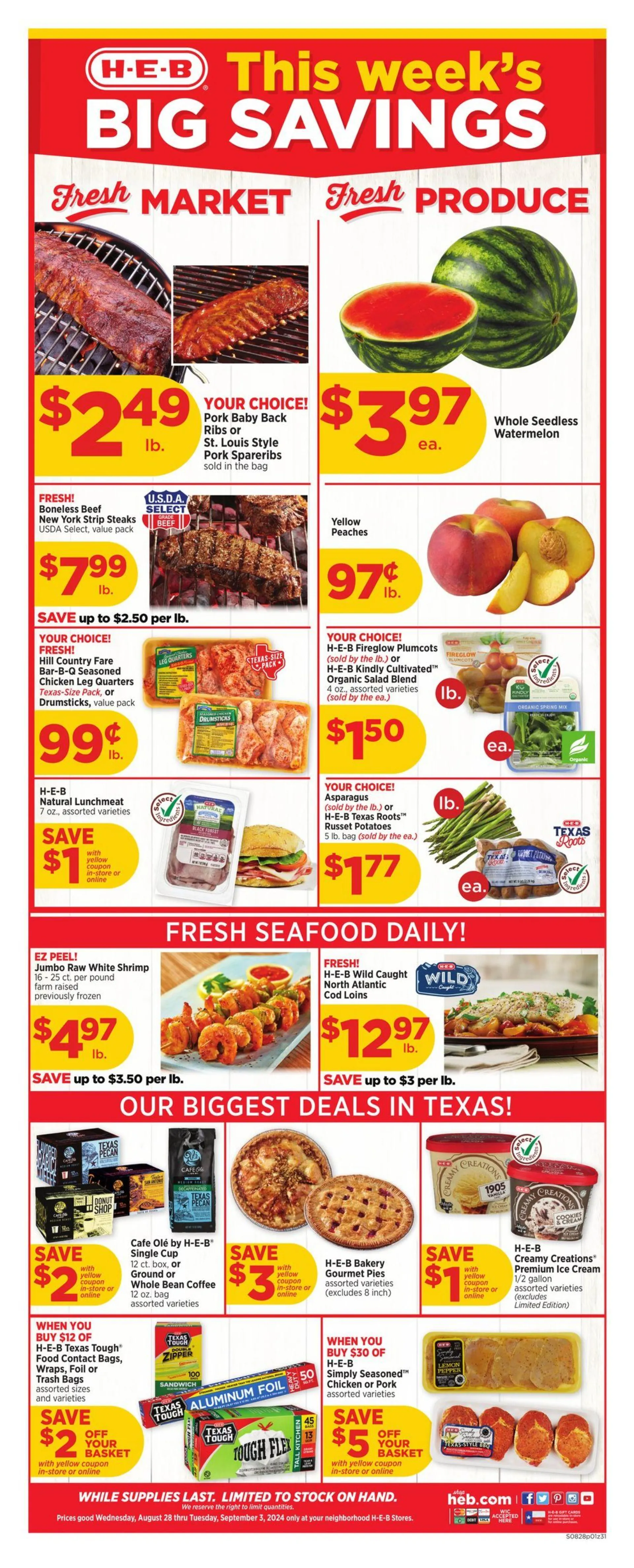 H-E-B Current weekly ad - 1