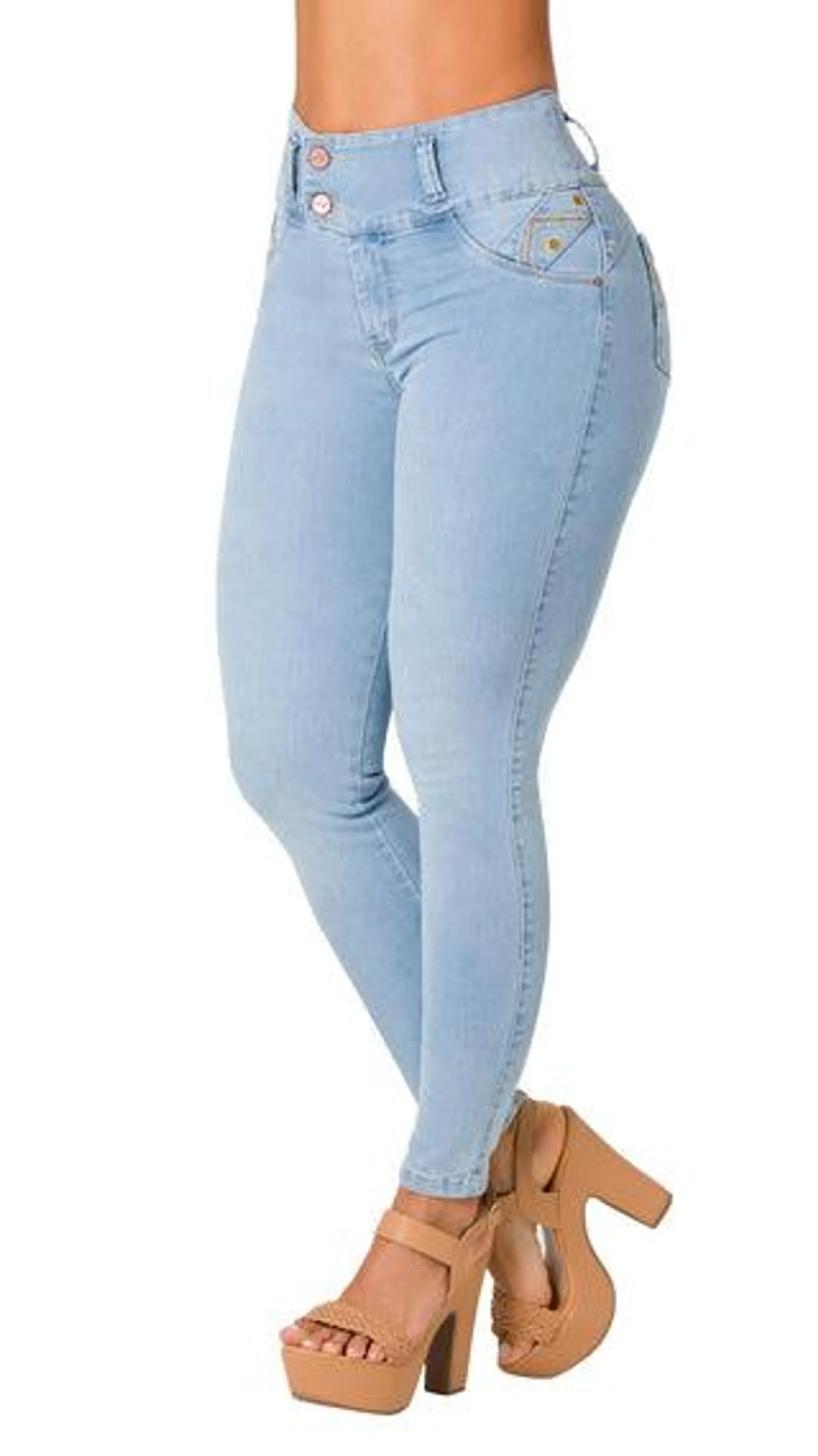 Jean Levanta Cola Skinny Area7 40656PNP-B