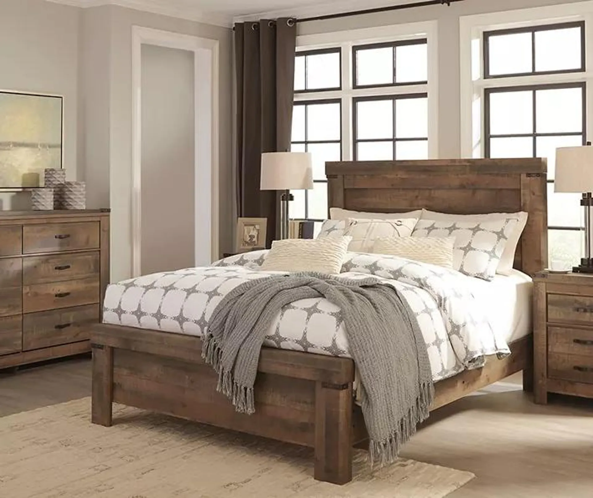 Signature Design by Ashley Rustic Queen Bedroom Collection