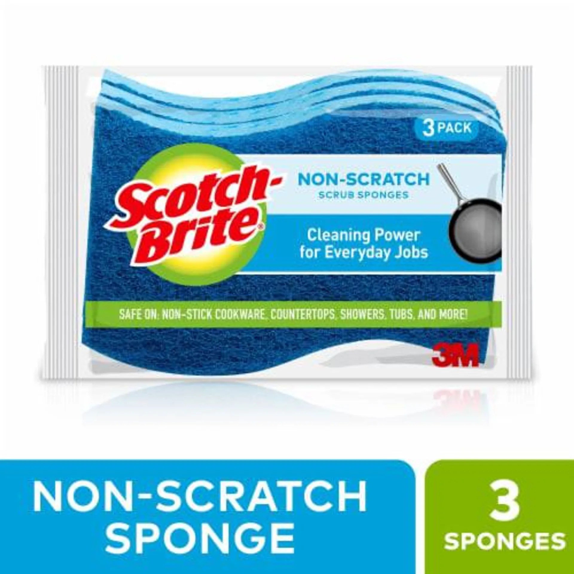 Scotch-Brite® Zero Scratch Scrub Sponge