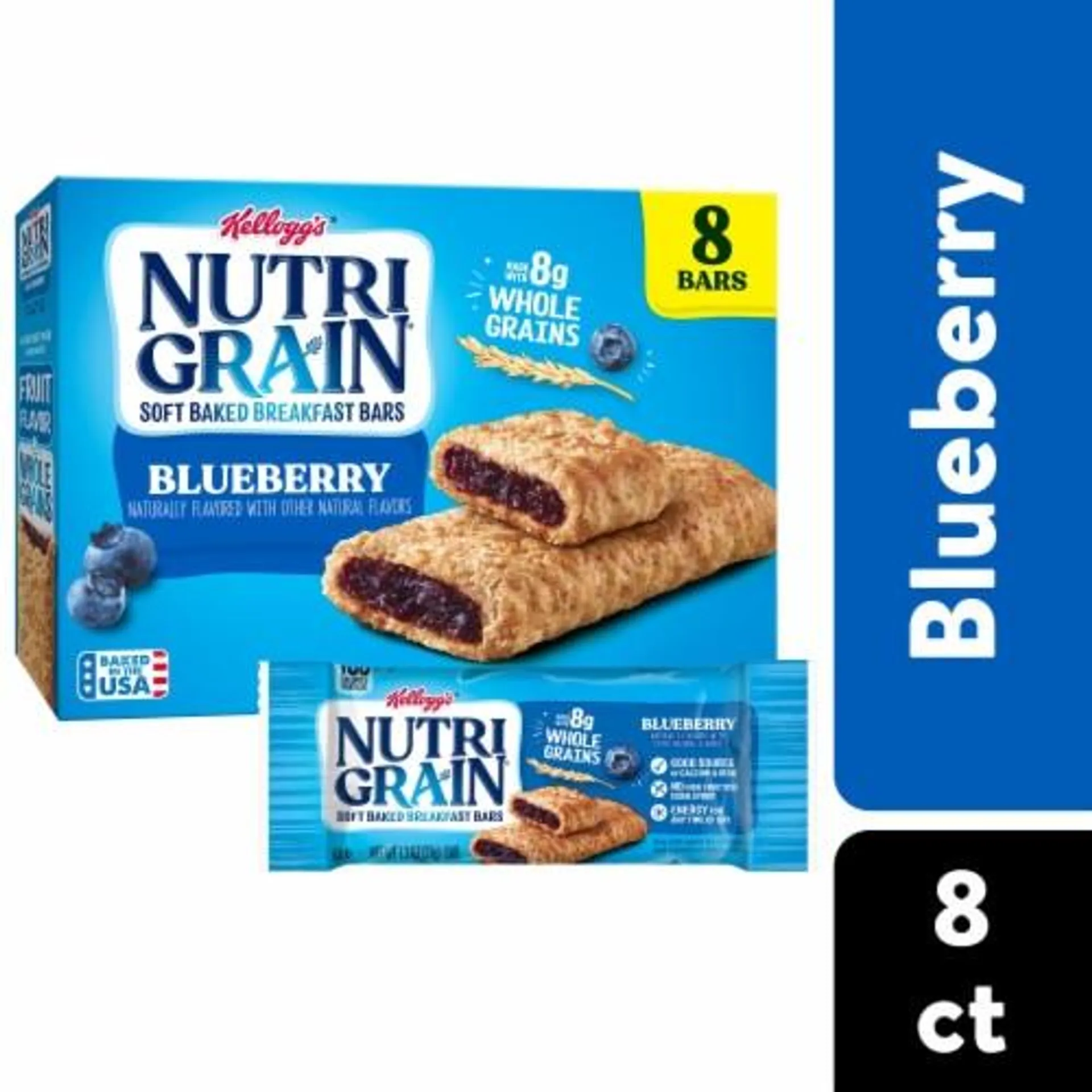 Kellogg's Nutri-Grain Blueberry Breakfast Bars