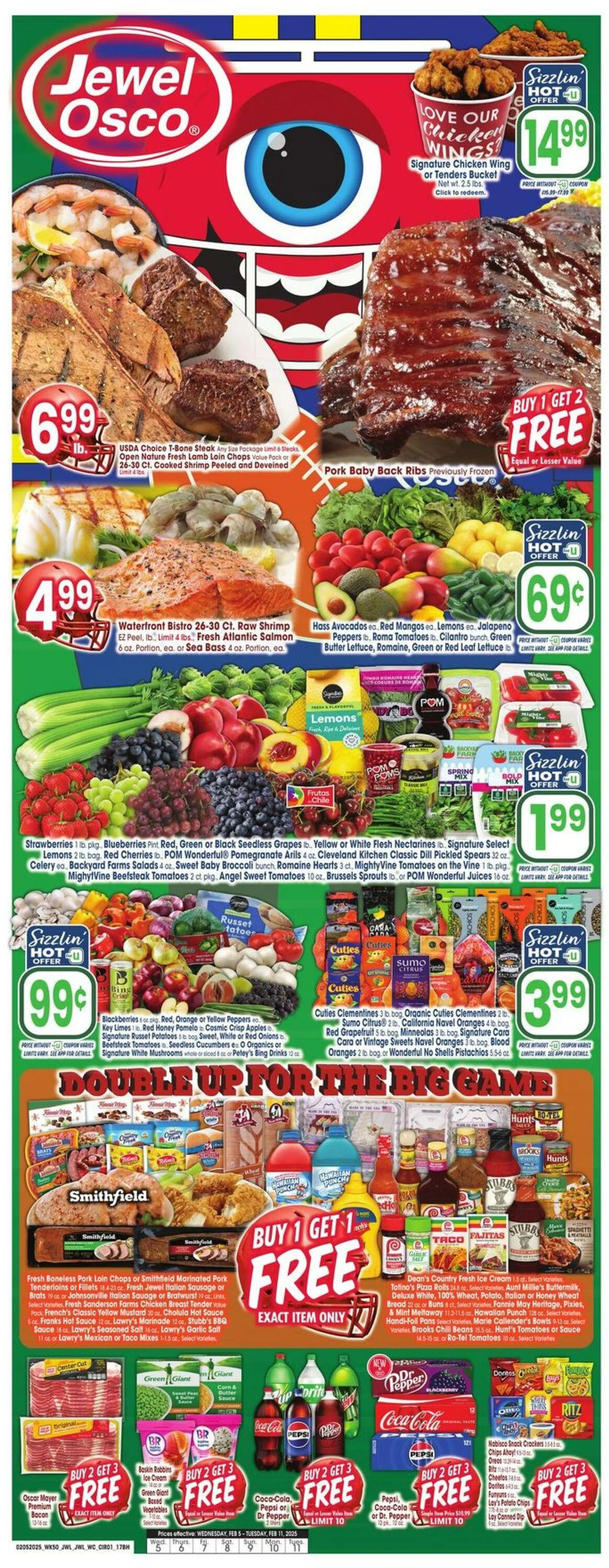 Catálogo de Jewel Osco Current weekly ad 5 de febrero al 11 de febrero 2025 - Página 1