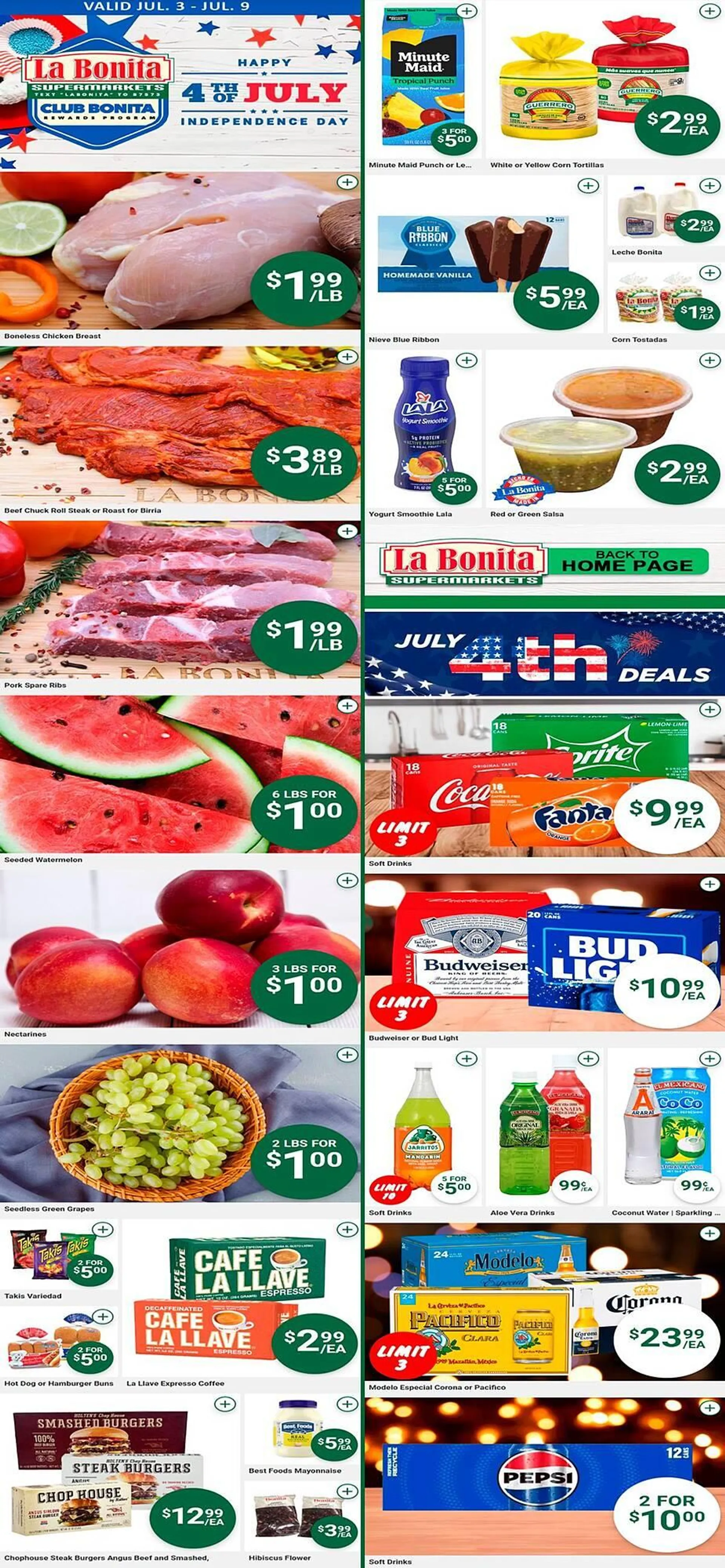 La Bonita Supermarkets Weekly Ad - 1