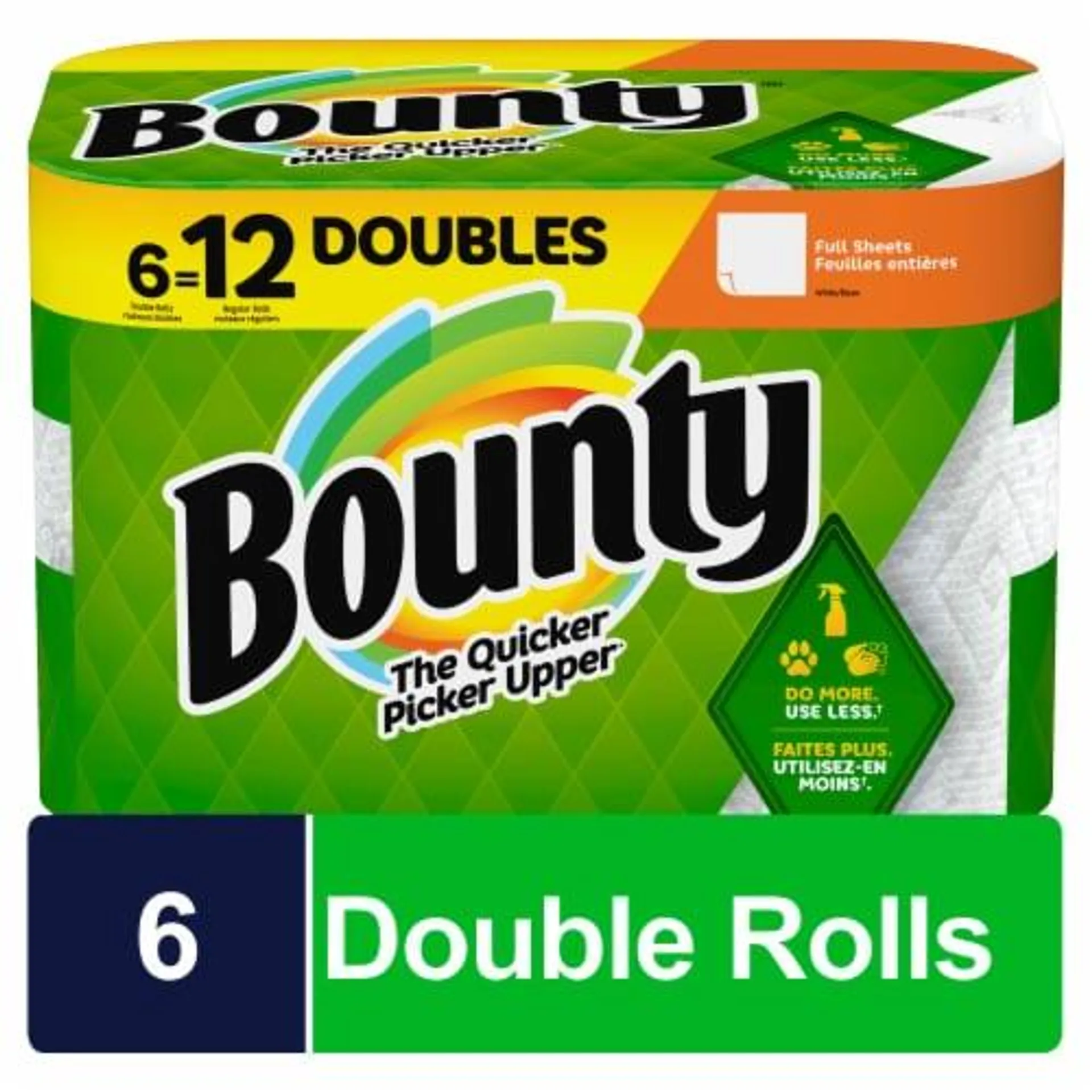 Bounty Full-Sheet Paper Towels Double Rolls