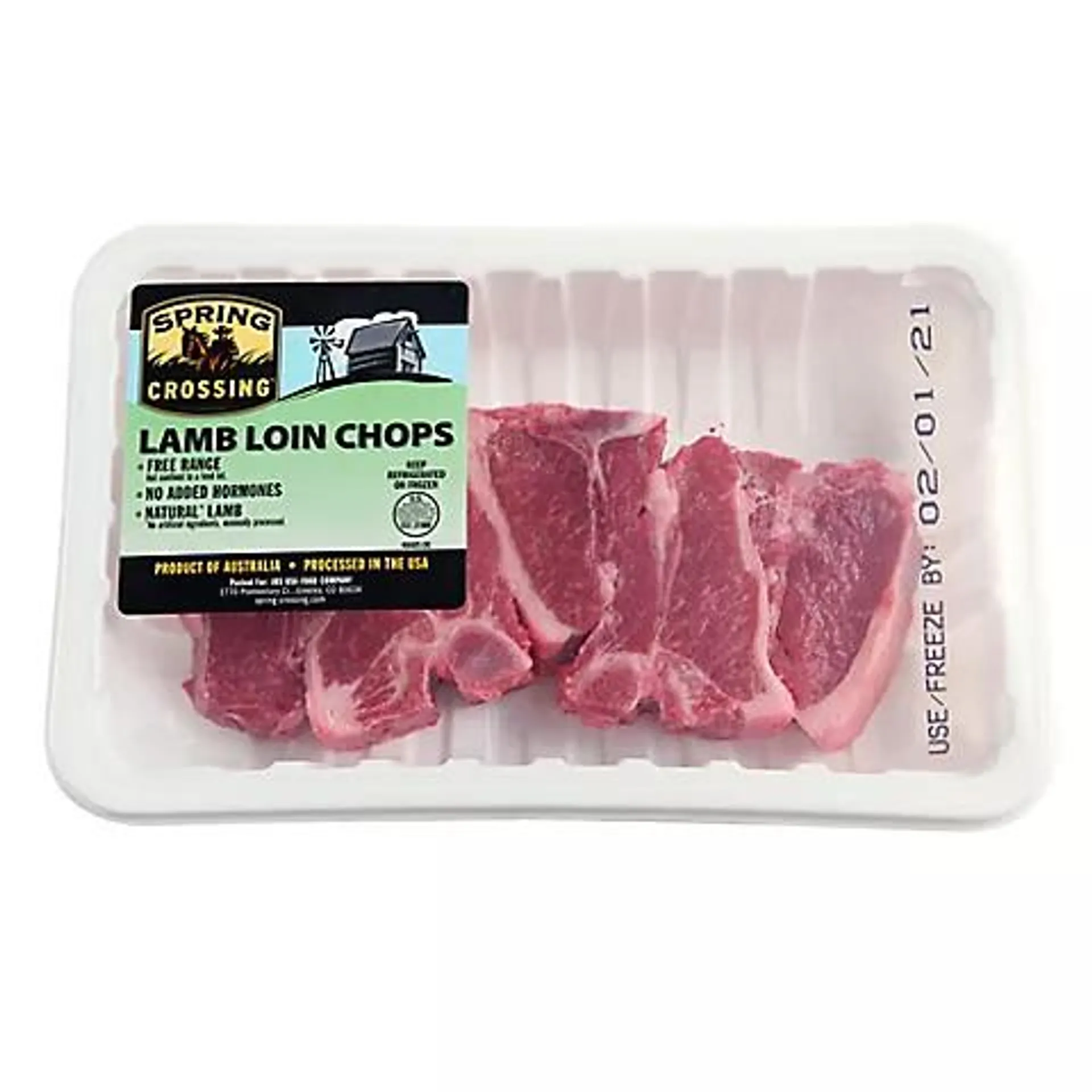 Australian Lamb Loin Chop, 1.25-2lbs.