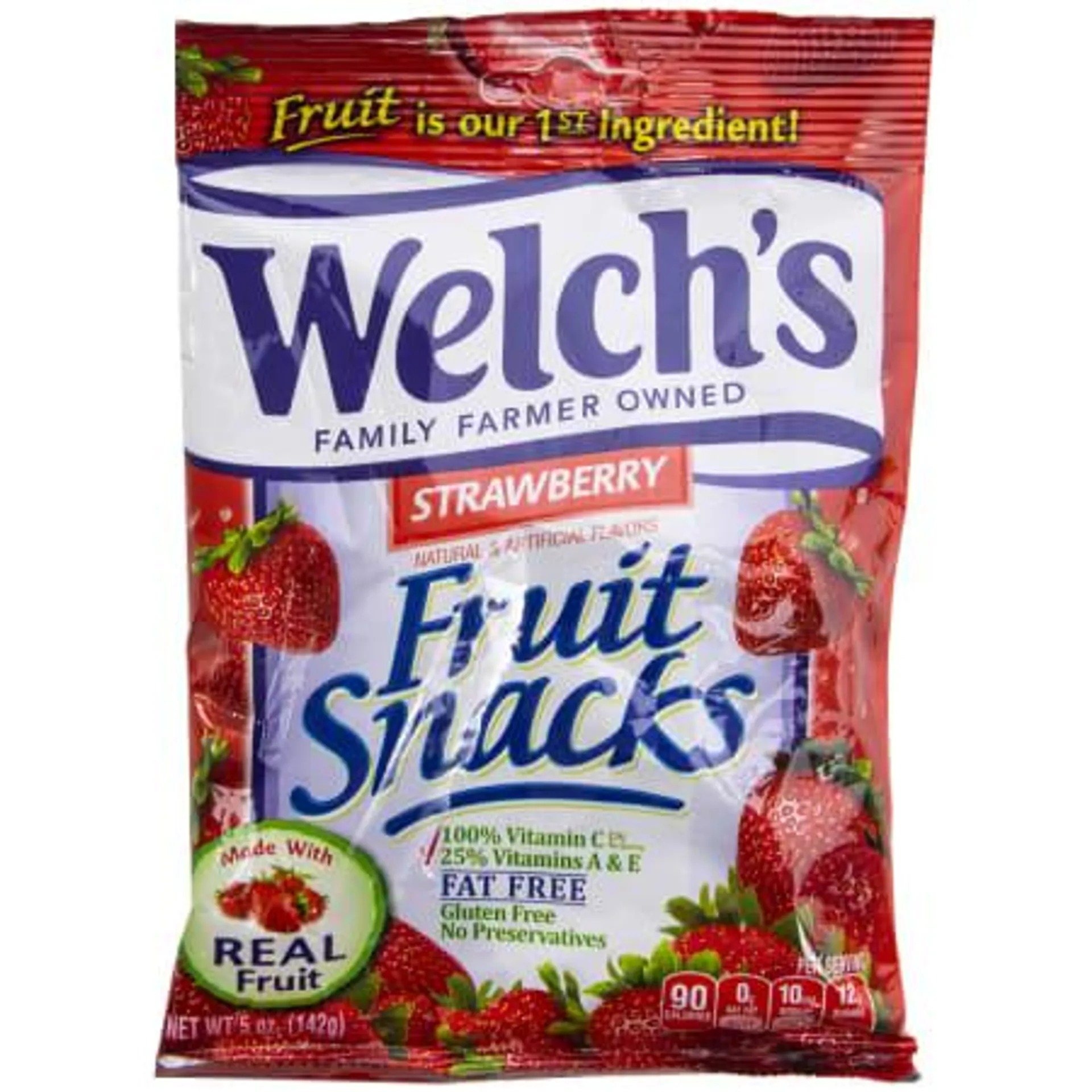 Welch's® Strawberry Fruit Snacks 5oz Bag