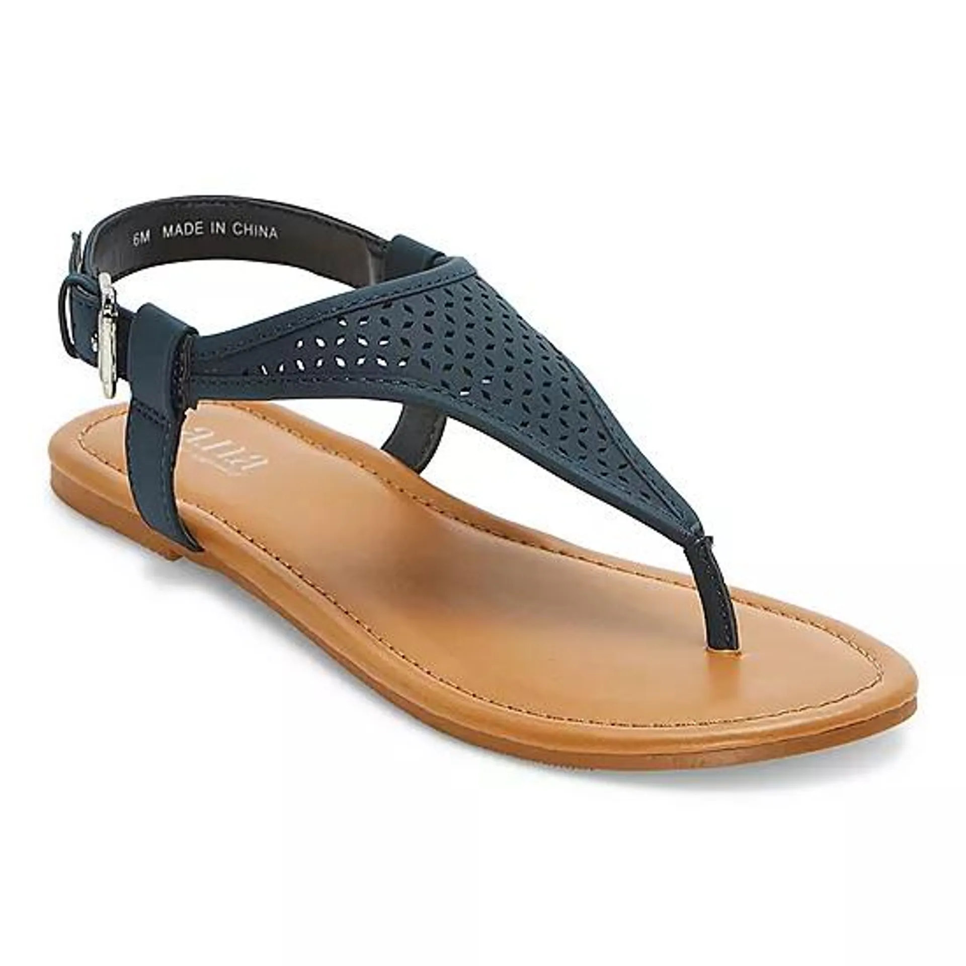 a.n.a Womens Swiss T-Strap Flat Sandals