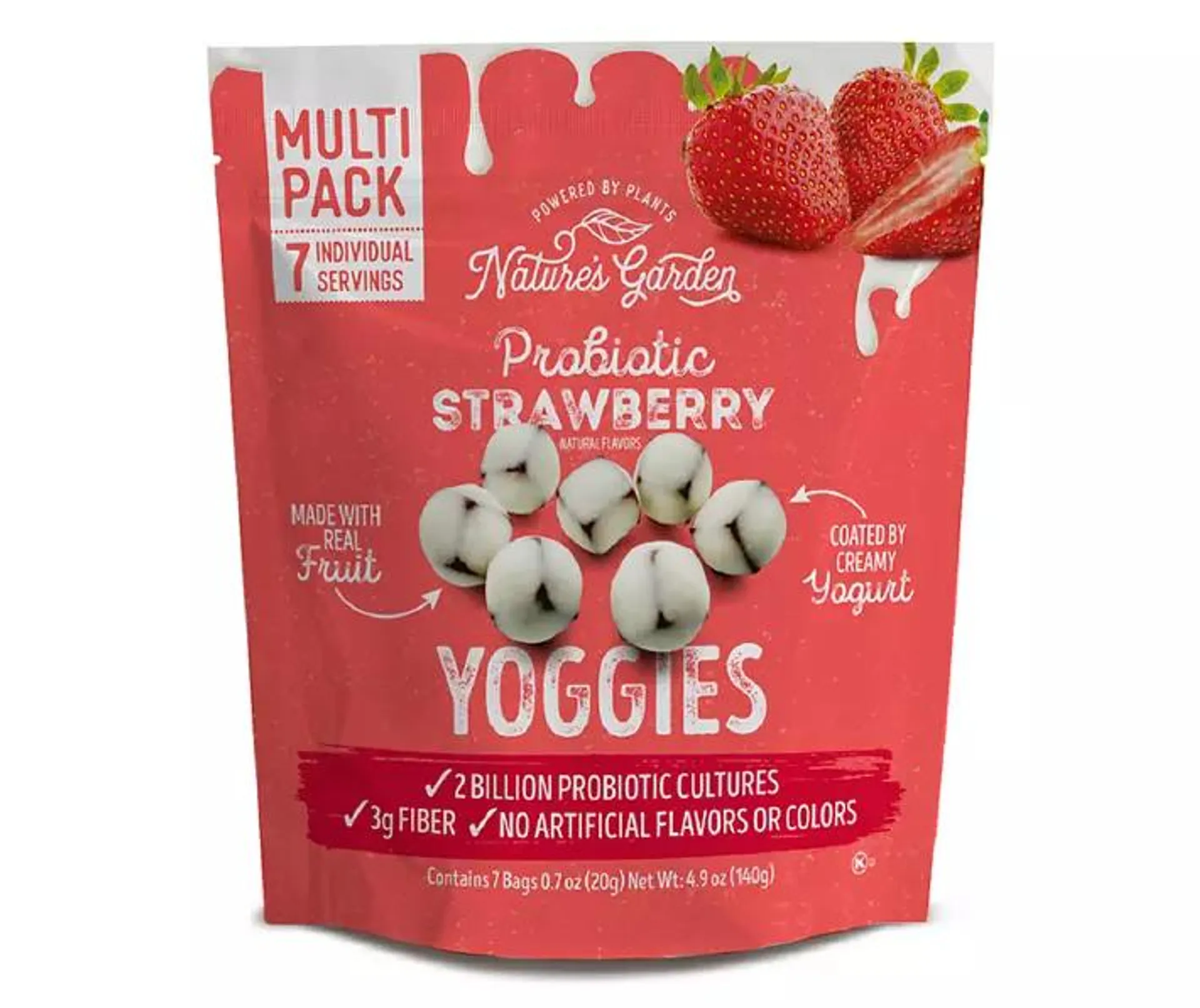 Probiotic Strawberry Yoggies, 7-Pack