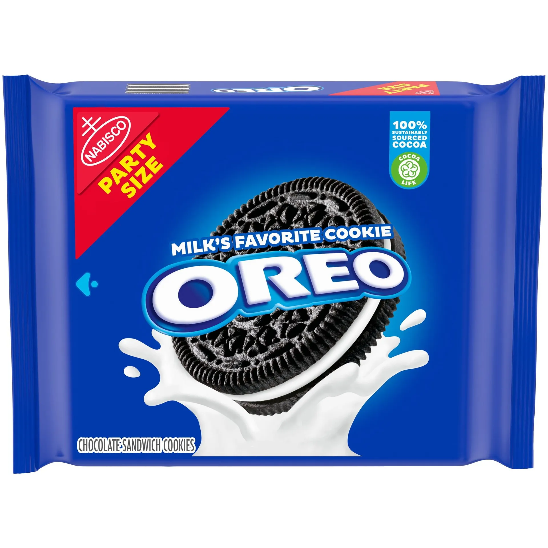 Oreo Chocolate Sandwich Cookies, Party Size, 24.16 oz