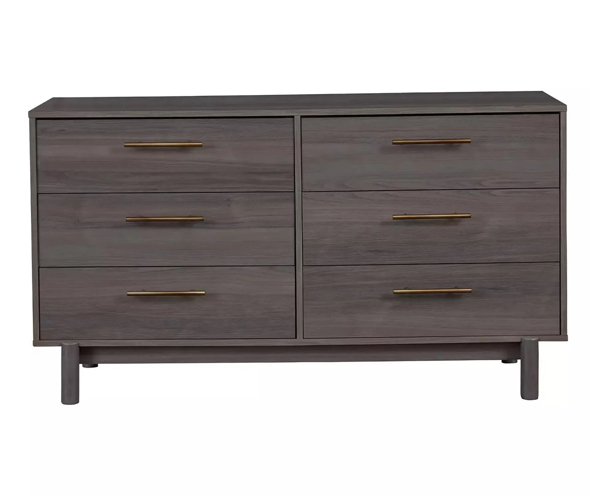 Brymont Dark Gray 6-Drawer Dresser