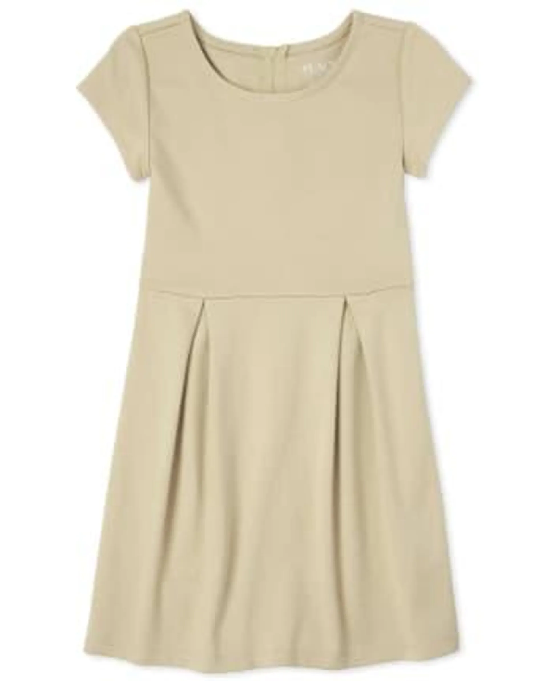 Vestido de Punto Ponte de Uniforme para Niñas - sandy