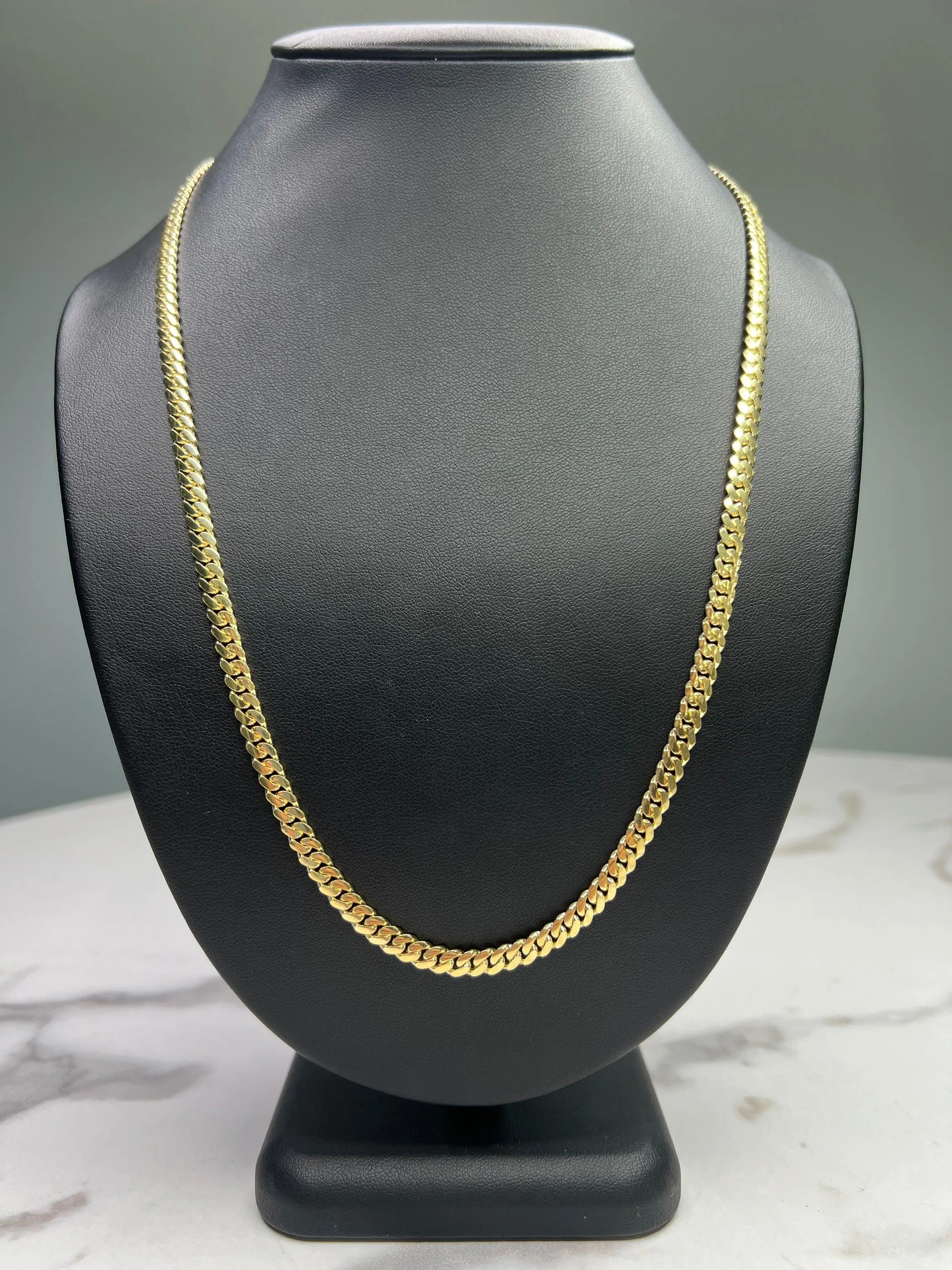 Solid 14K Cuban Chain