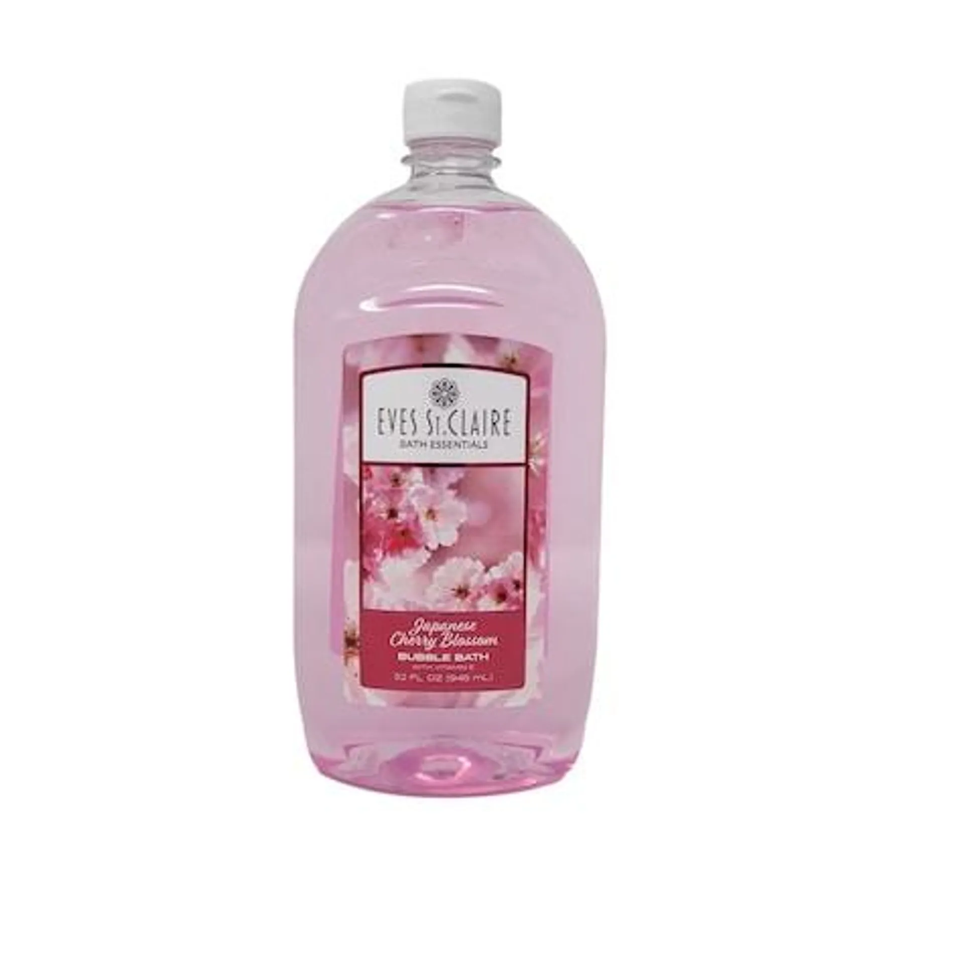 Eves St. Claire Japanese Cherry Blossom Bubble Bath with Vitamin E, 32 fl. oz.