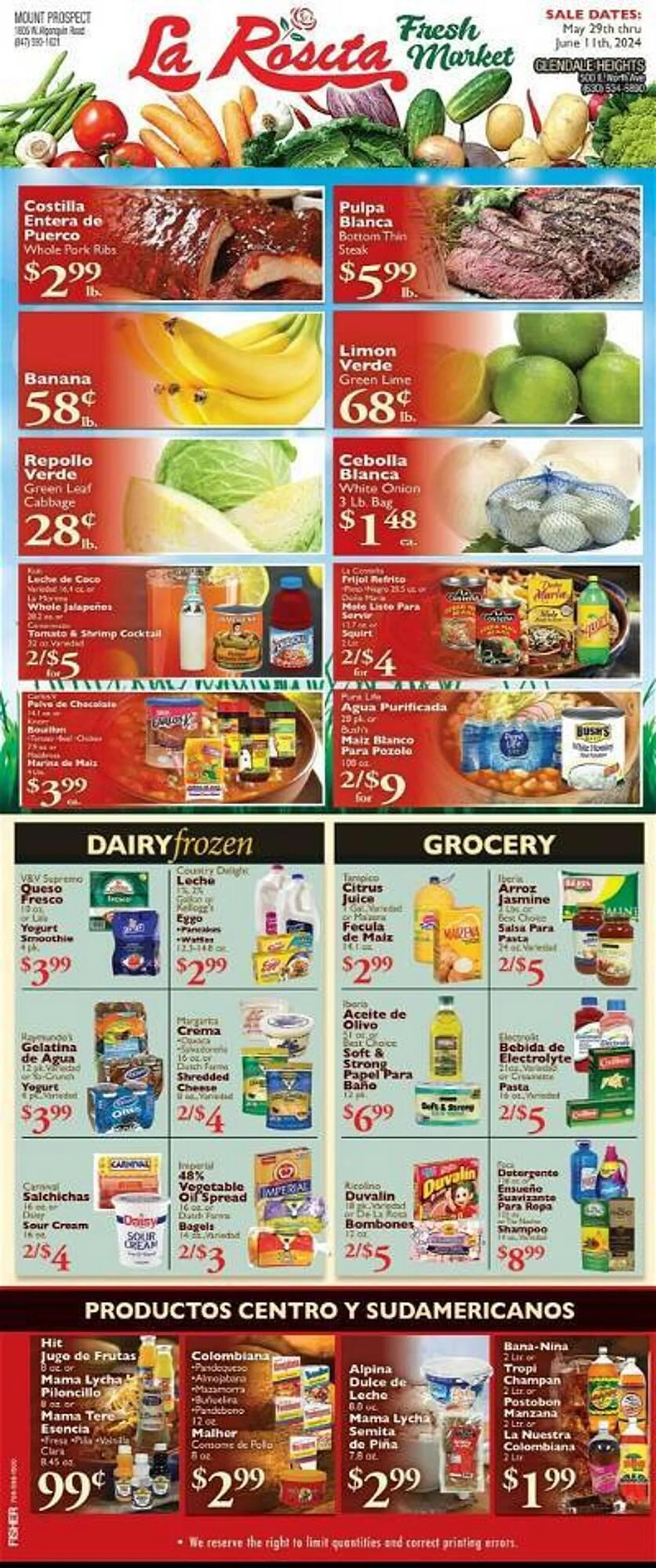 La Rosita Fresh Market Weekly Ad - 1