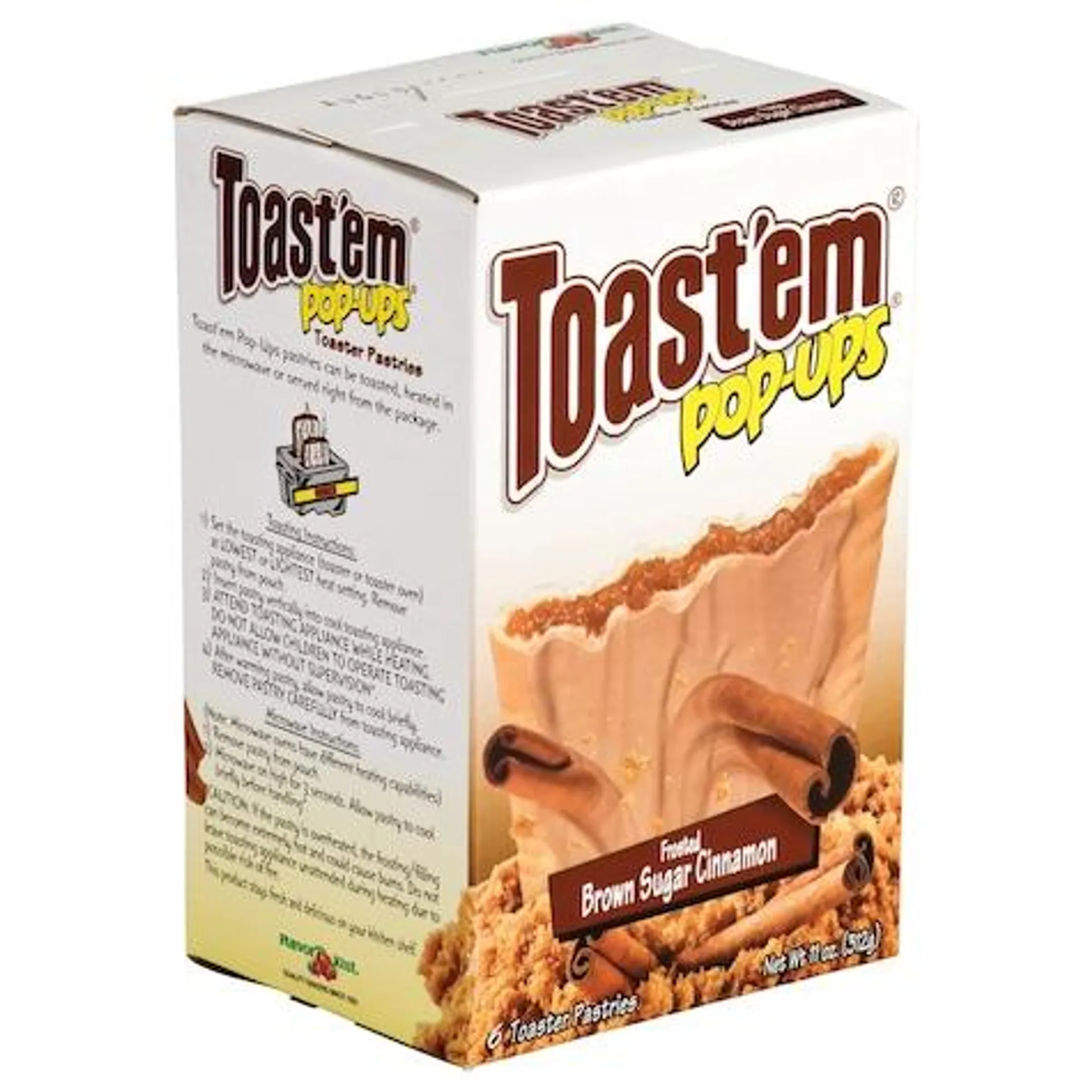 Frosted Brown Sugar Cinnamon Toast'em Pop-Ups, 6-ct. Boxes