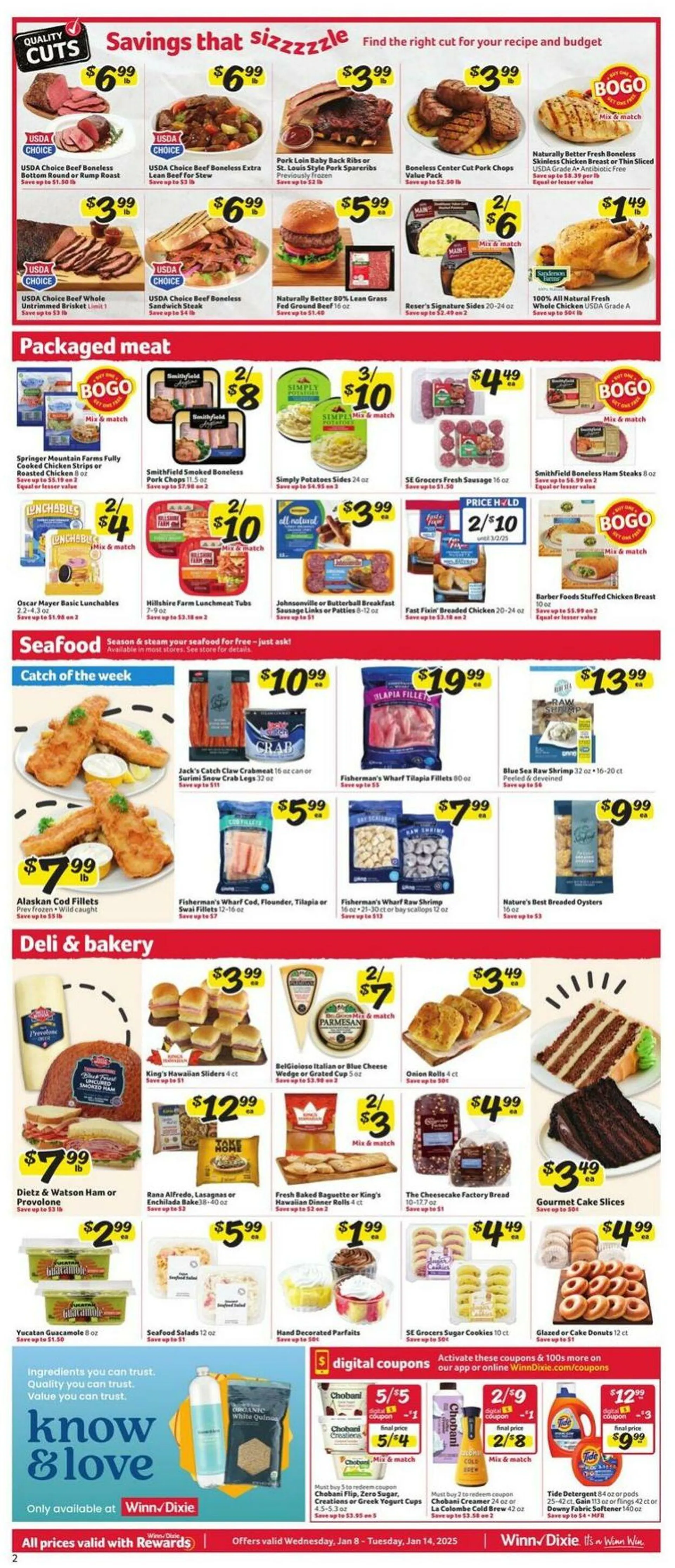 Catálogo de Winn Dixie Current weekly ad 8 de enero al 14 de enero 2025 - Página 2