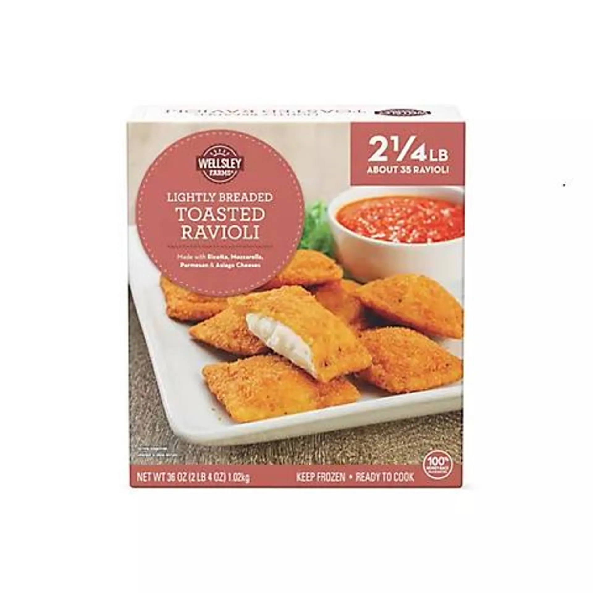 Wellsley Farms Toasted Ravioli, 36 oz.