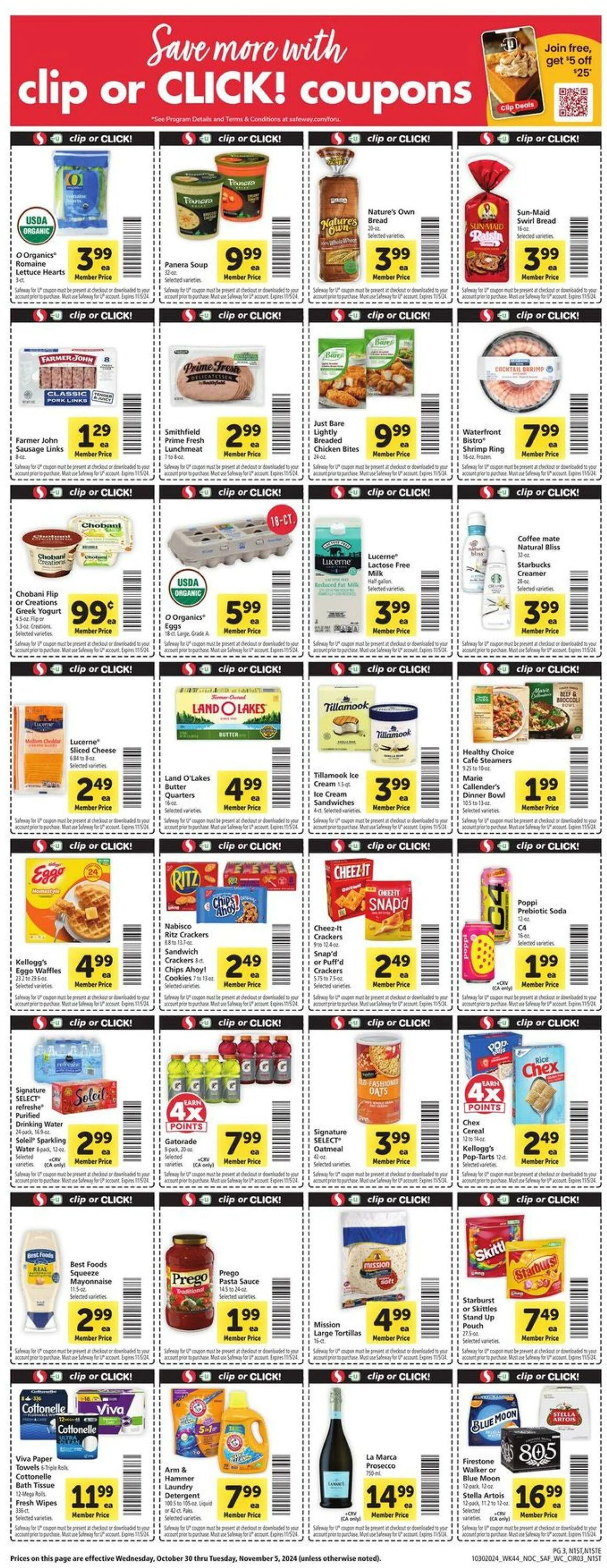 Catálogo de Safeway Current weekly ad 30 de octubre al 5 de noviembre 2024 - Página 3