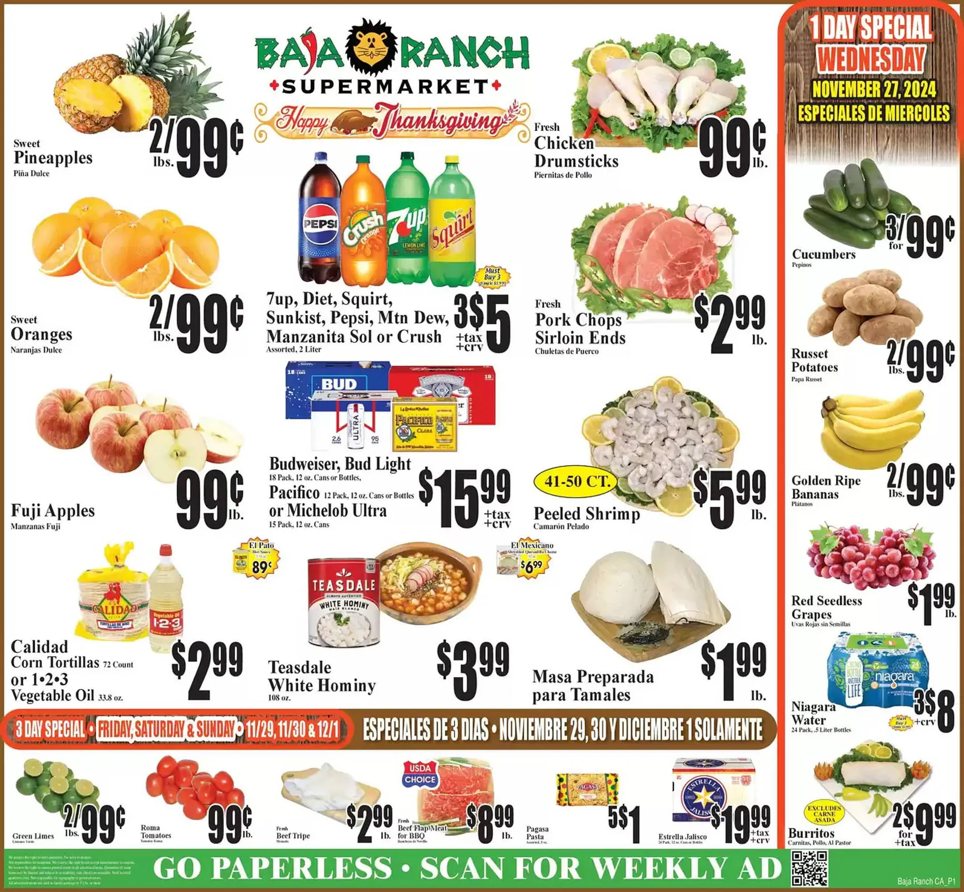 Baja Ranch Weekly Ad - 1